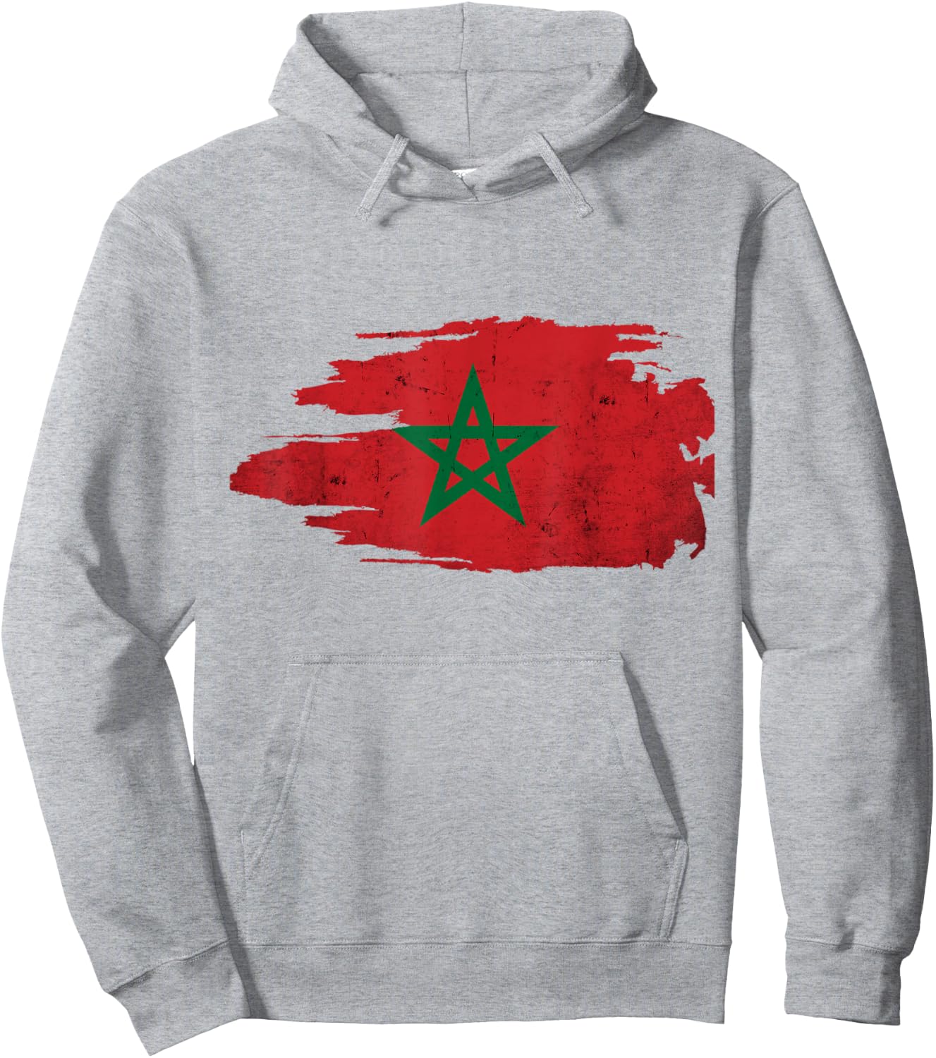 Morocco Moroccan Flag Soccer Football Lover Hoodie - Hoodie | Ash