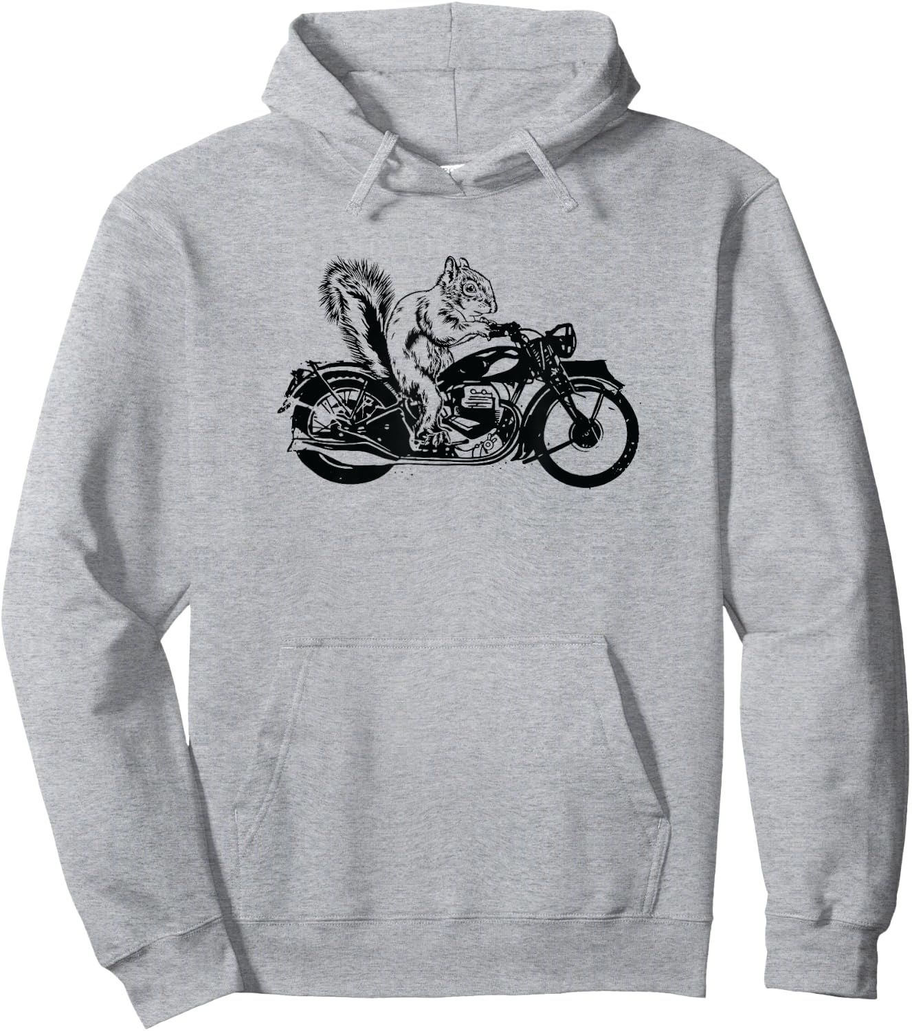Squirrel Biker Design - For Squirrel Lovers Hoodie - Hoodie | Ash