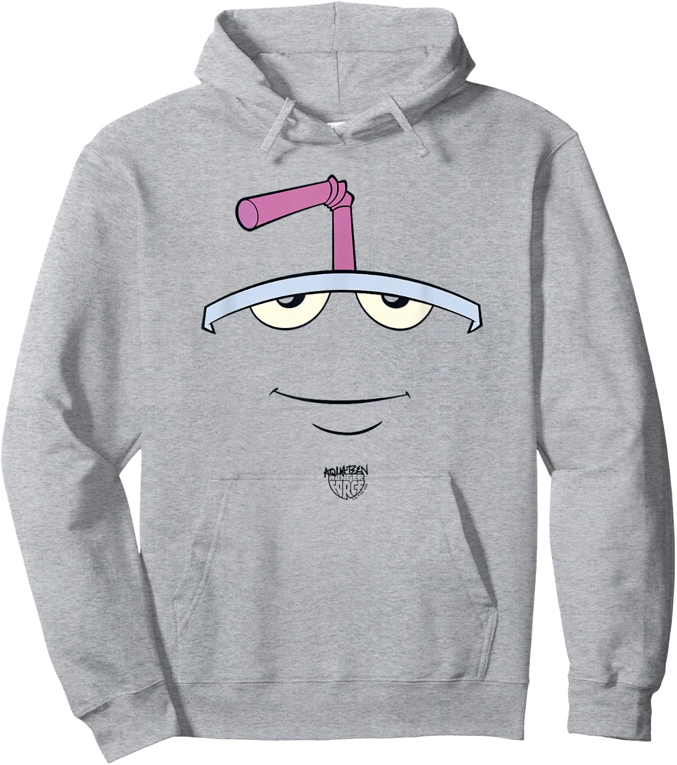 Aqua Teen Hunger Force Master Shake Big Face Hoodie - Hoodie | Ash