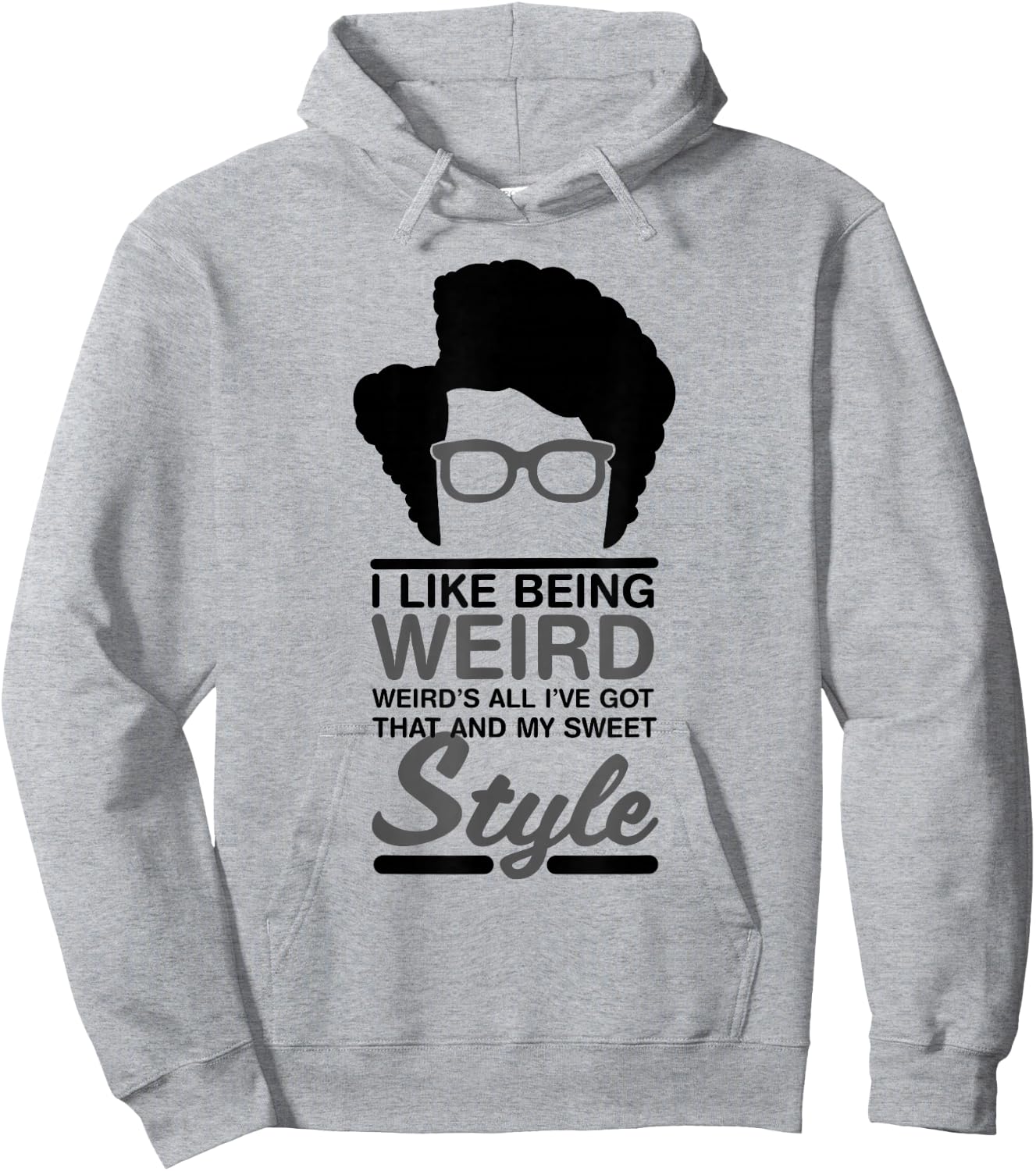 Maurice Moss Quote I Like Being Weird Hoodie - Hoodie | Ash