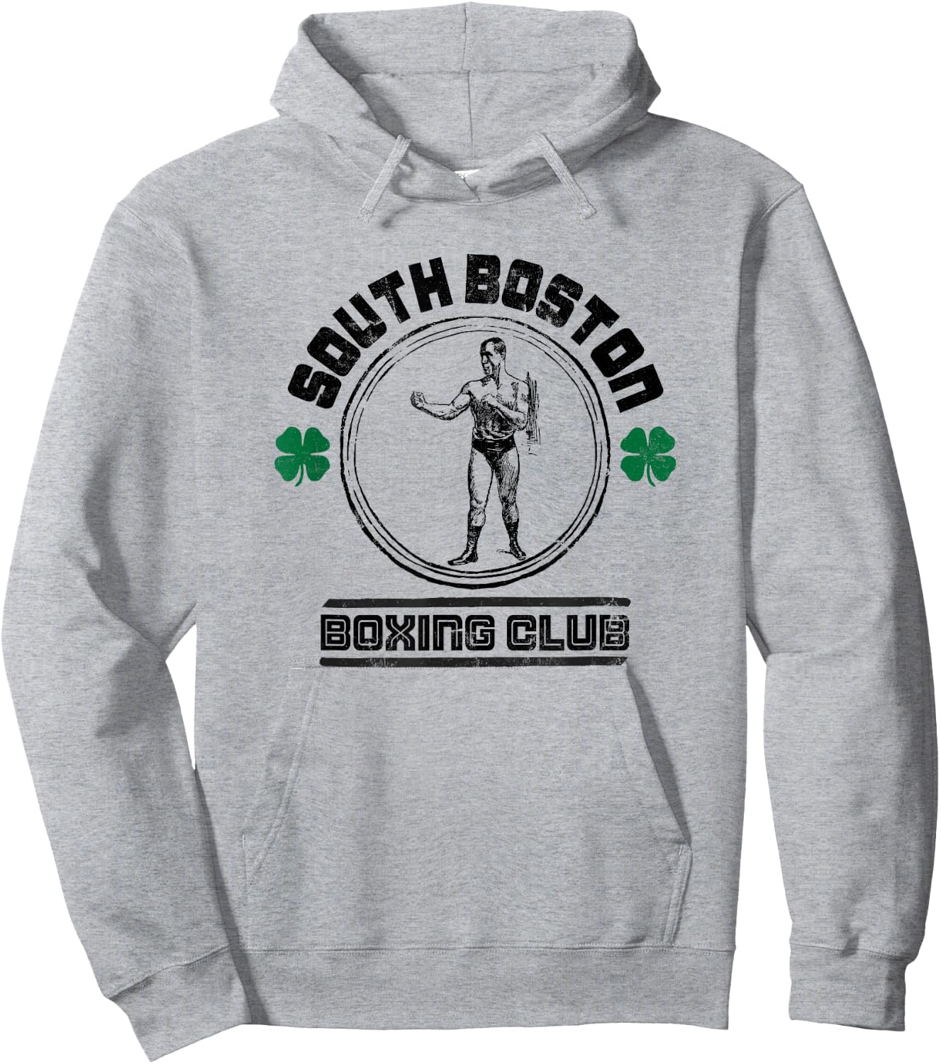 Vintage South Boston Boxing Club - Boxing Hoodie - Hoodie | Ash