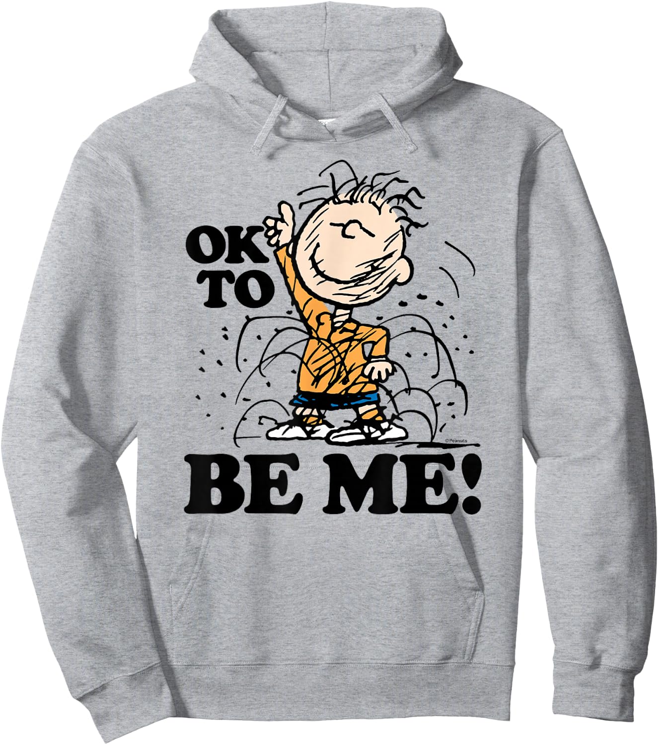 Peanuts - Pigpen Ok to Be Me Hoodie - Hoodie | Ash