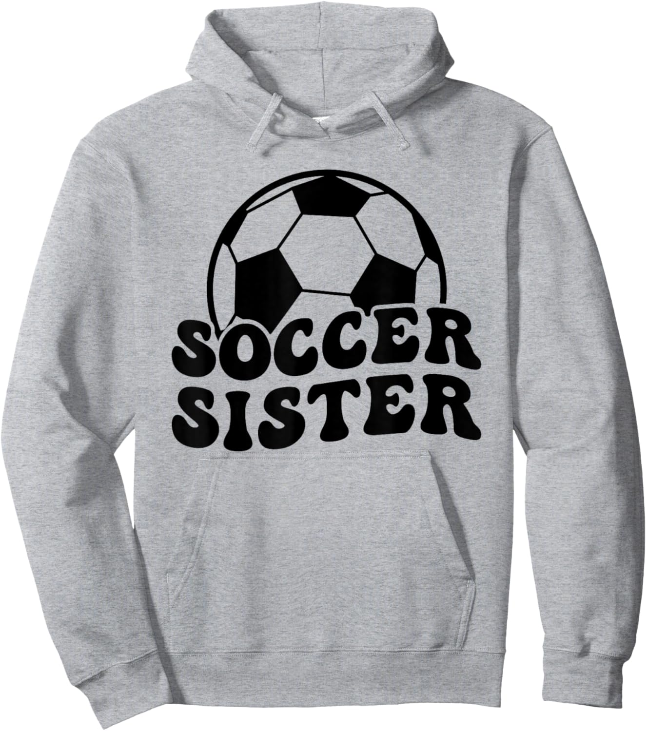 Soccer Sister Of A Soccer Player Sister Hoodie - Hoodie | Ash