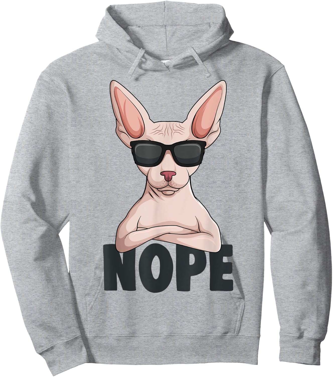 Sphynx Cat Sphinx Hairless Cat Women Girls Kids Hoodie - Hoodie | Ash