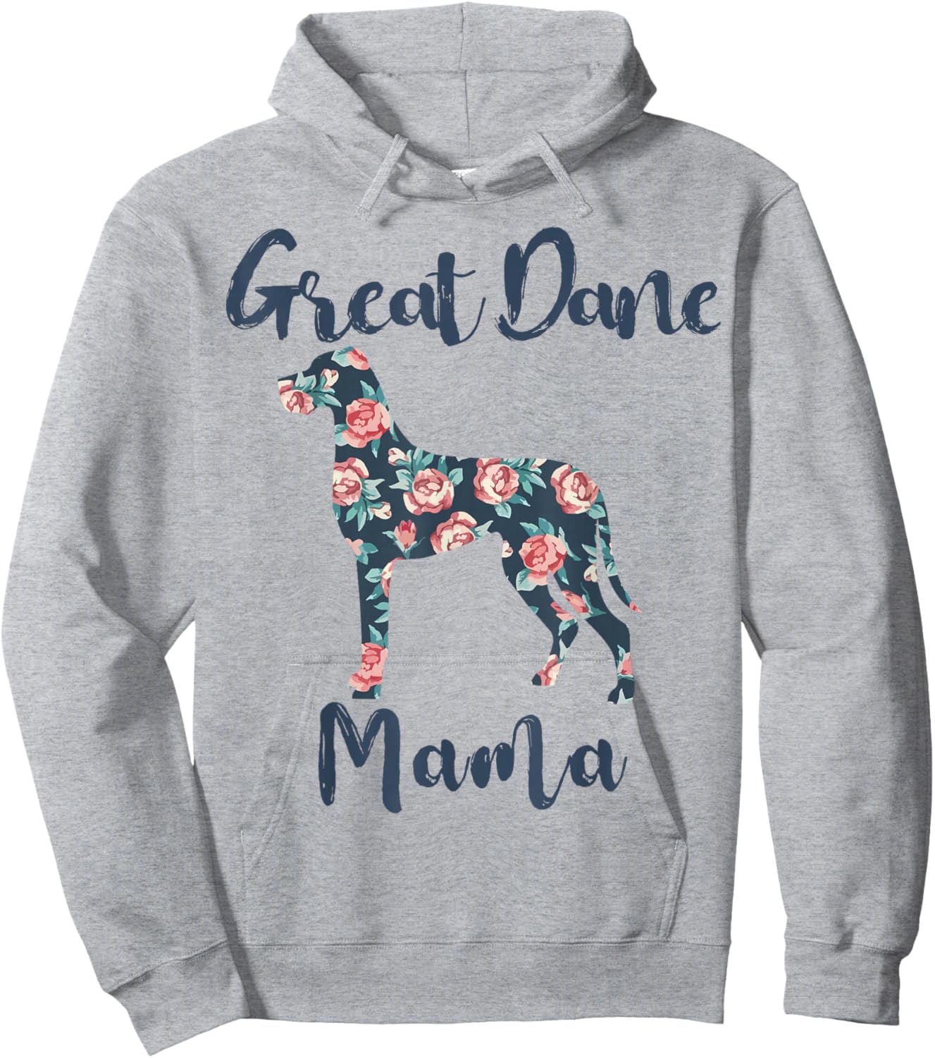 Great-Dane Shirt Great Dane Mama Mom Women Hoodie - Hoodie | Ash