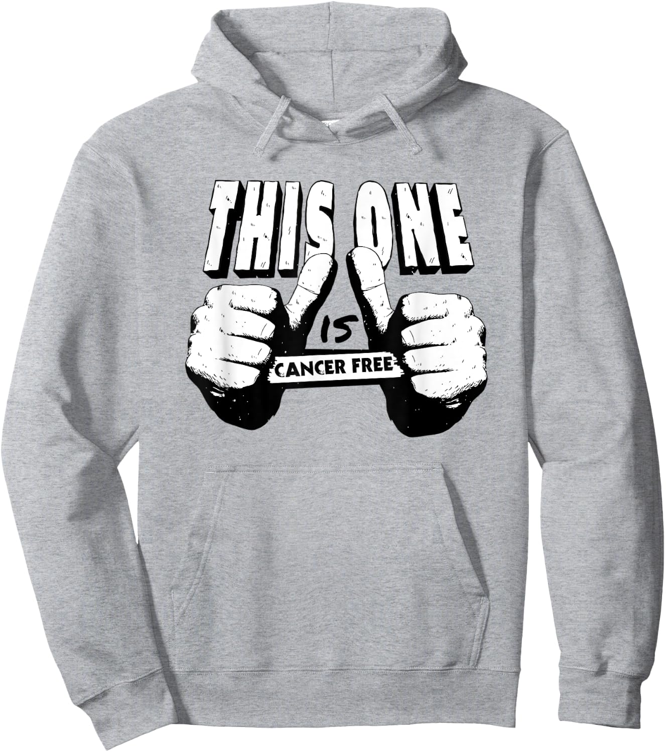 This One Is Cancer Free Hoodie - Hoodie | Ash