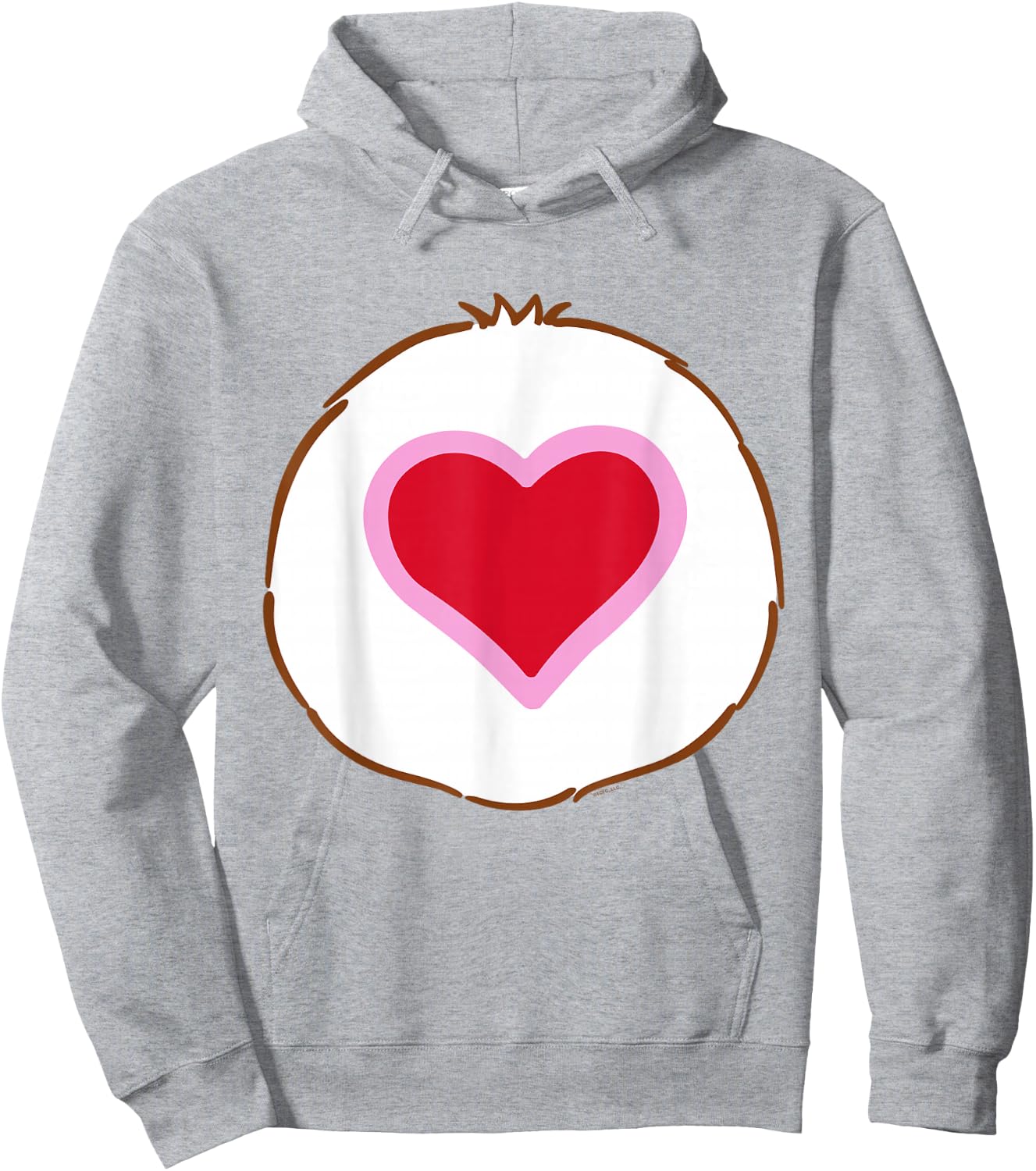 Care Bears Tenderheart Belly Halloween Costume Hoodie - Hoodie | Ash