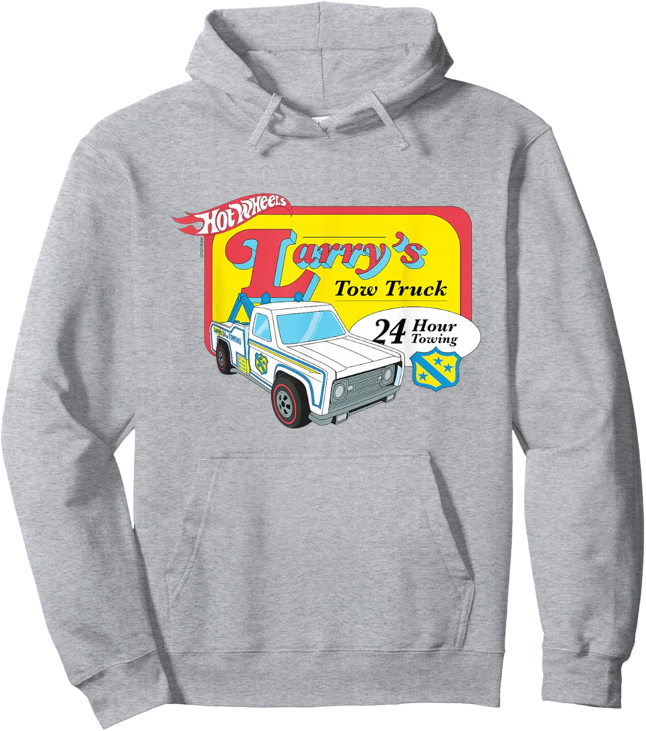 Hot Wheels Larry's Tow Truck Hoodie - Hoodie | Ash