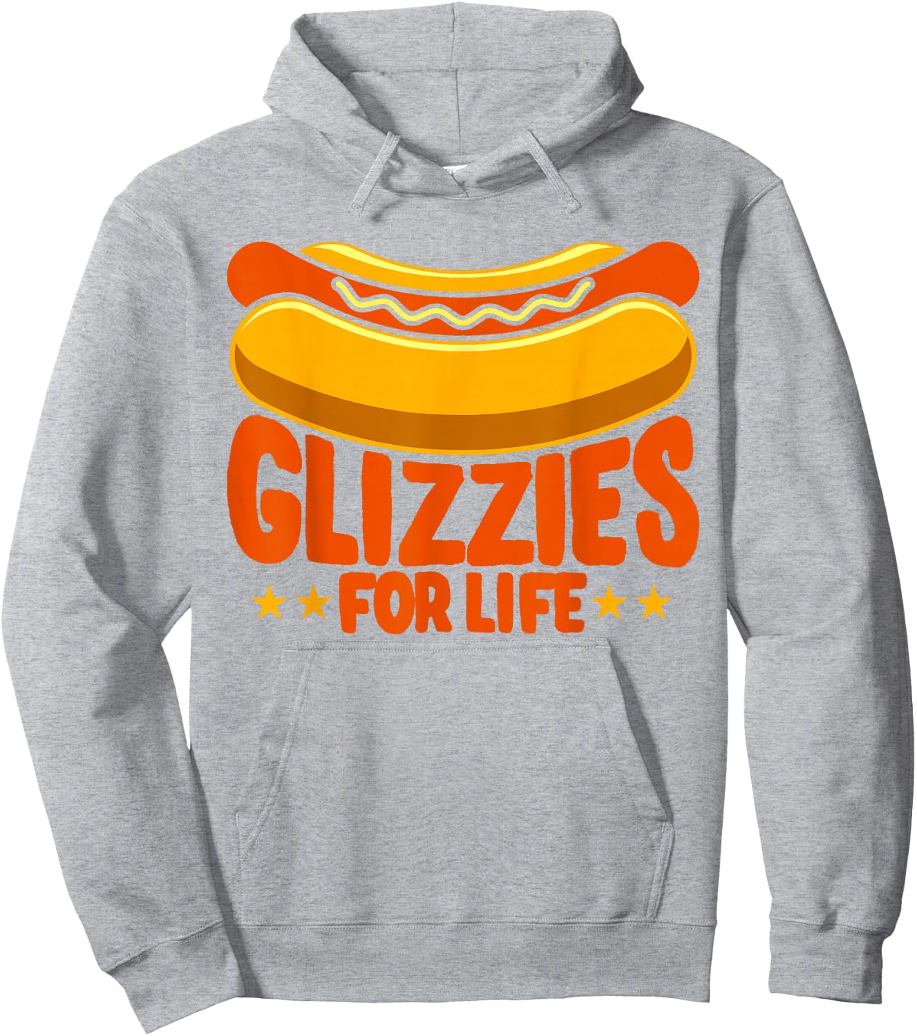 Glizzy Gobbler Glizzies for life Hot Dog Hoodie - Hoodie | Ash