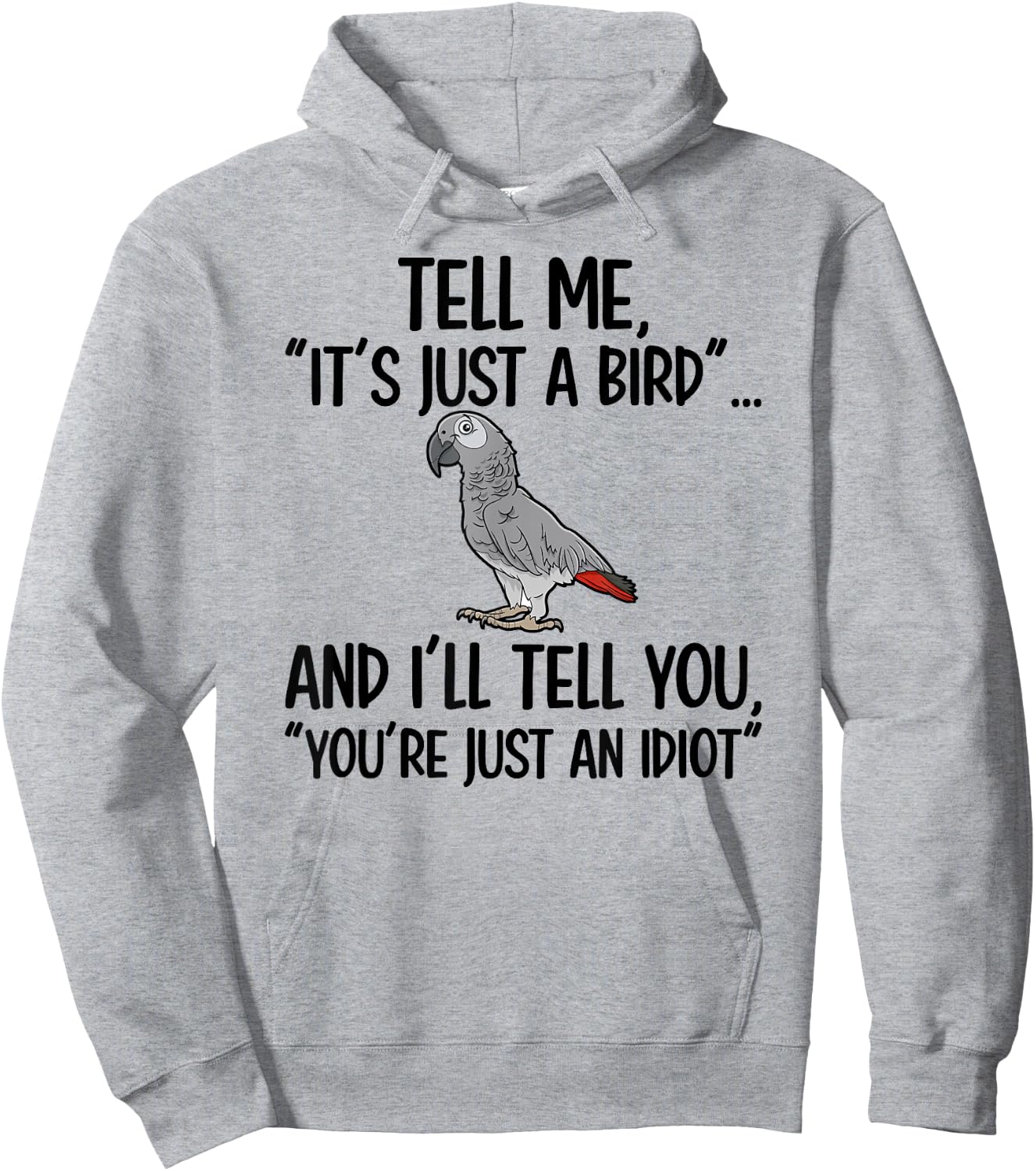 African Grey Owner African Grey Parrot Lover Hoodie - Hoodie | Ash