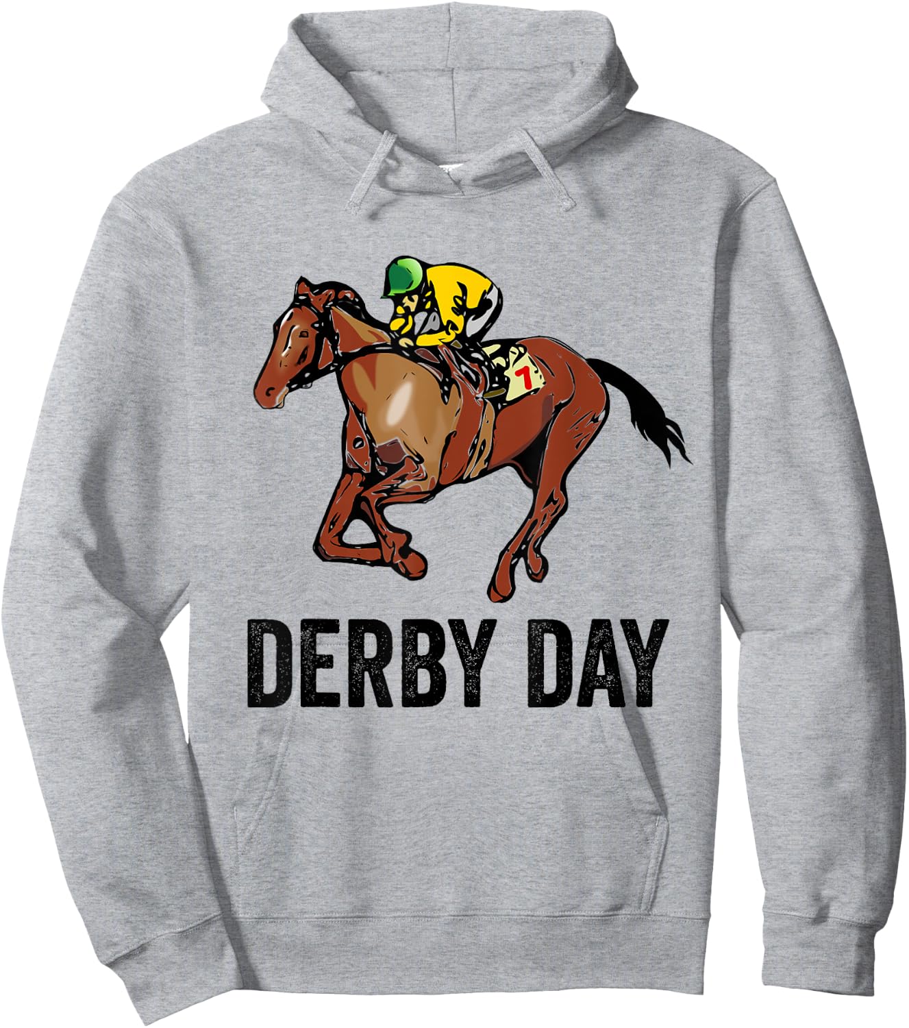 Derby Day Shirt Women Jockey Horse Racing Hoodie - Hoodie | Ash