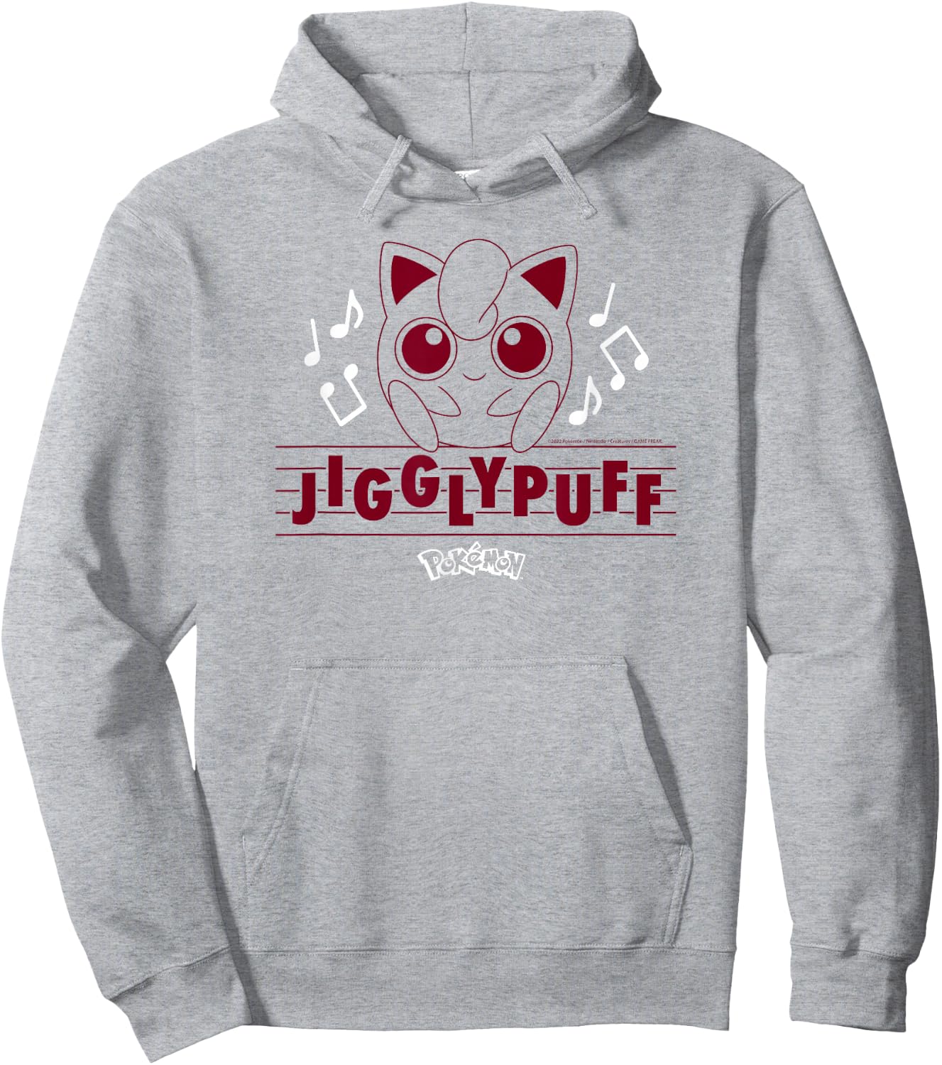 Pokémon - Jigglypuff Music Notes Hoodie - Hoodie | Ash