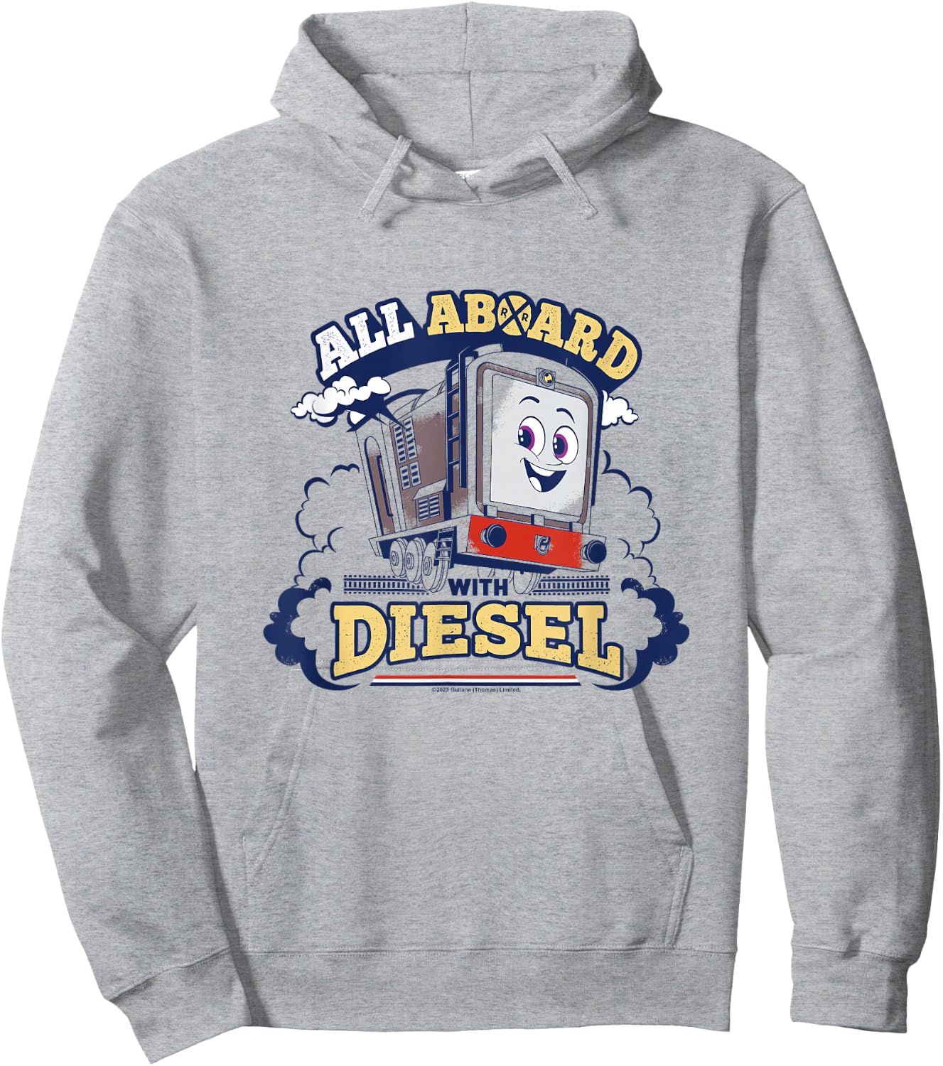 Thomas & Friends - All on Board with Diesel Hoodie - Hoodie | Ash