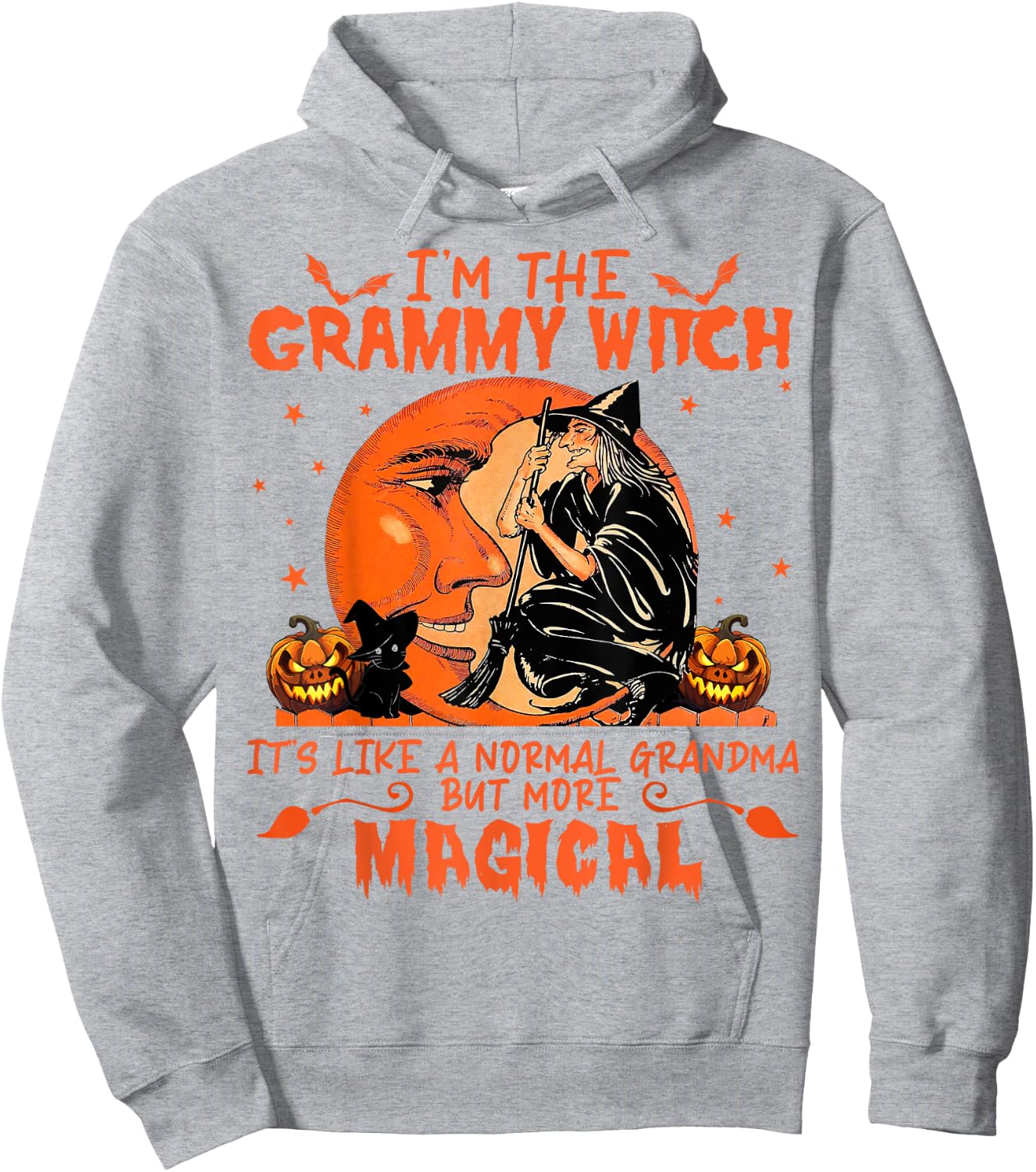 I'm The Grammy Witch It's Like A Normal Grandma Hoodie - Hoodie | Ash