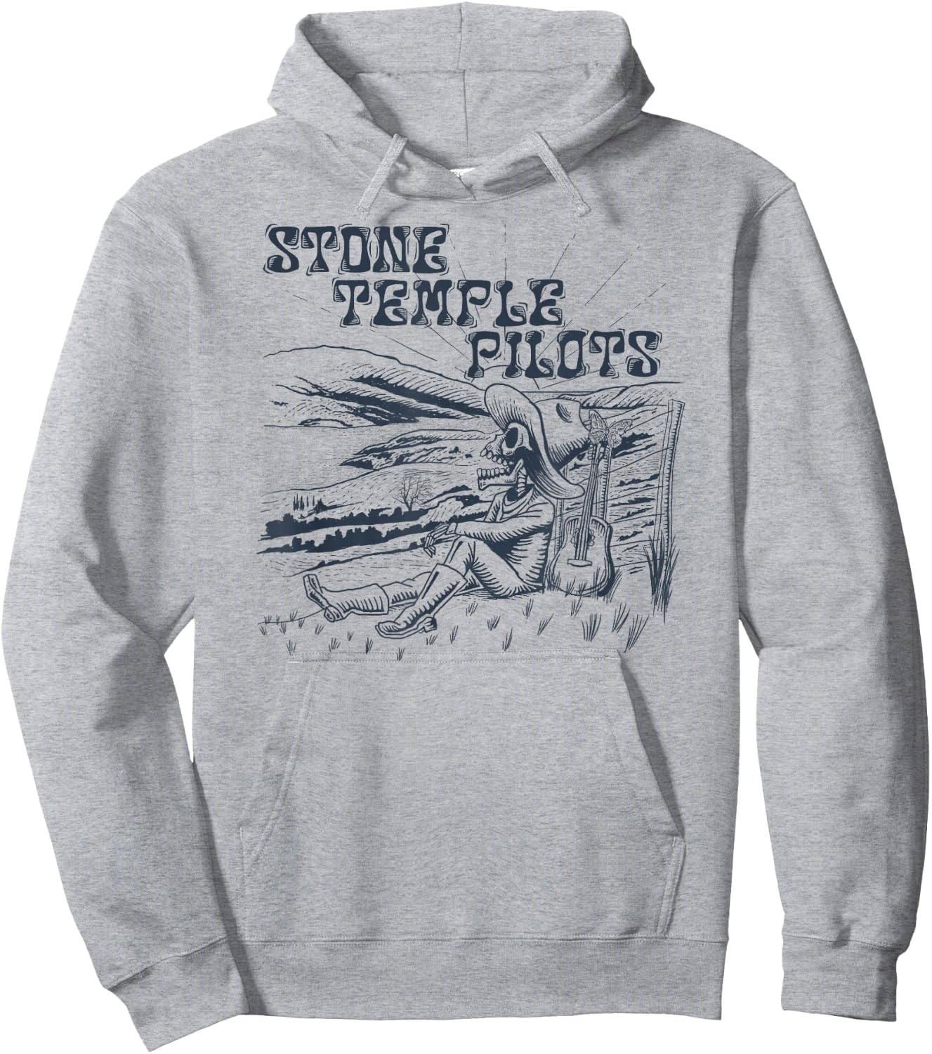 Stone Temple Pilots – Skelly Tans on Silver Hoodie - Hoodie | Ash