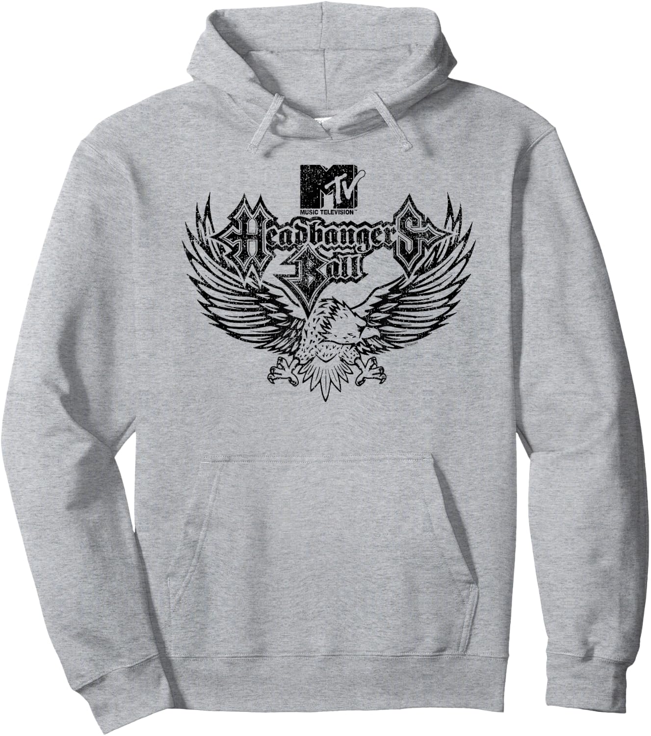 Headbangers Ball - Headbangers Ball Eagle Hoodie - Hoodie | Ash