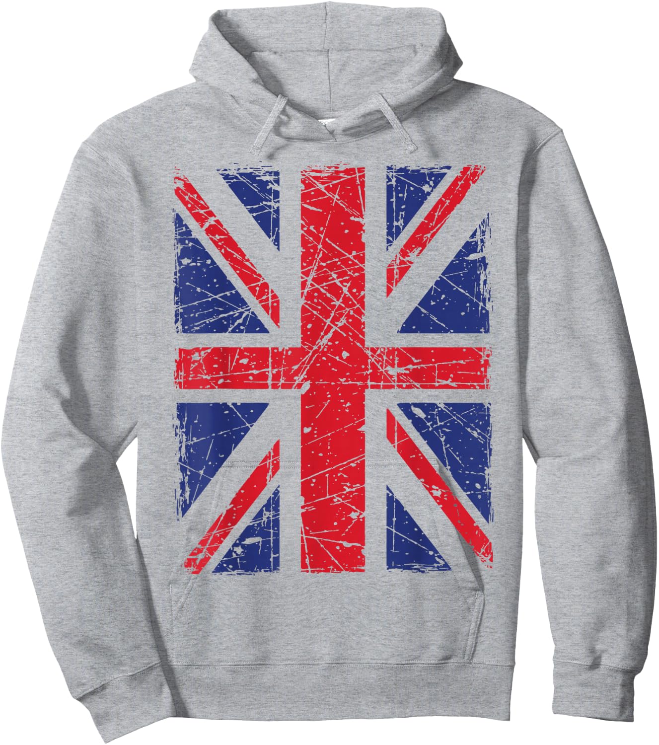 Union Jack, British Flag Hoodie - Hoodie | Ash