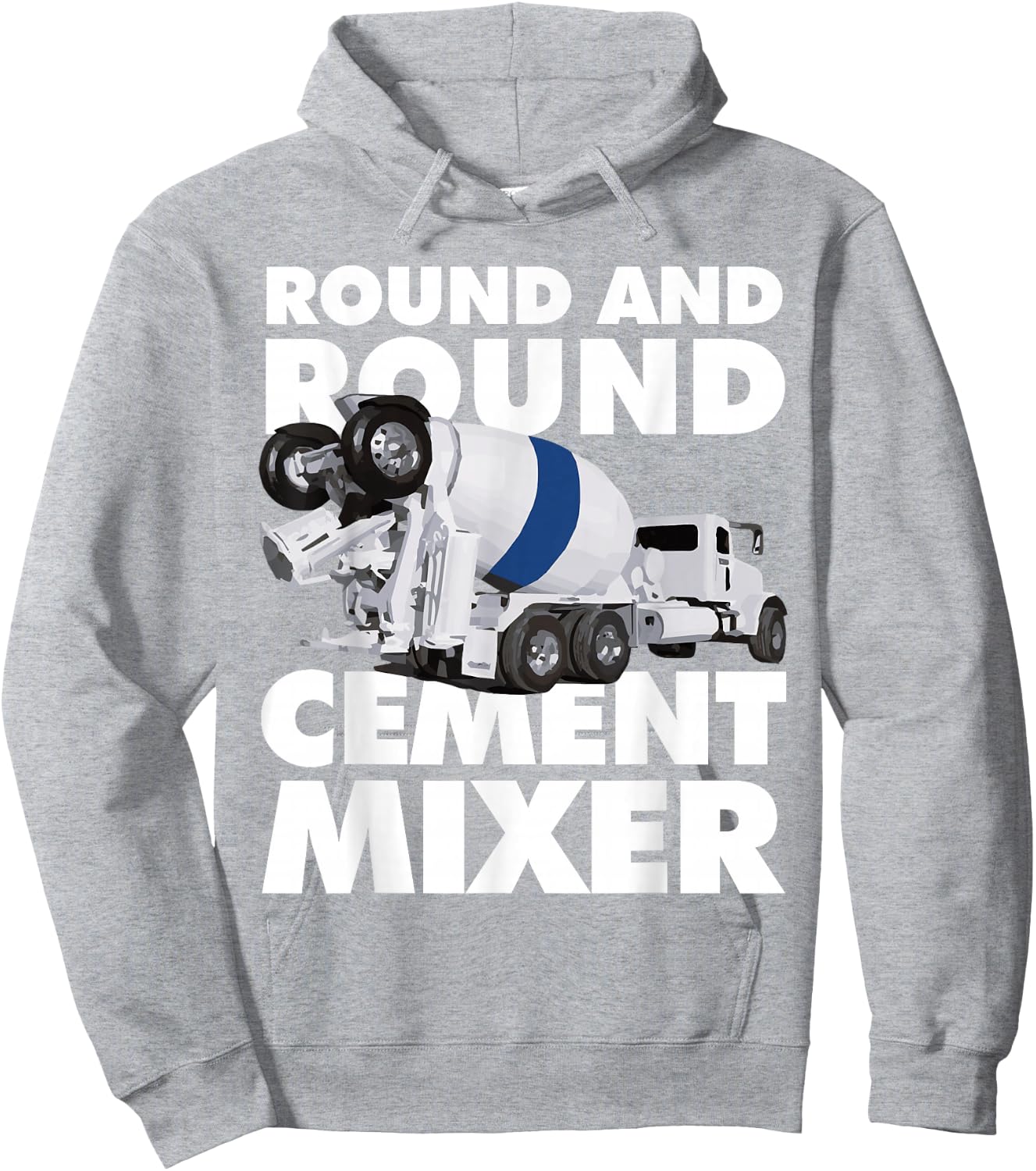 Cement Mixer Hoodie - Hoodie | Ash