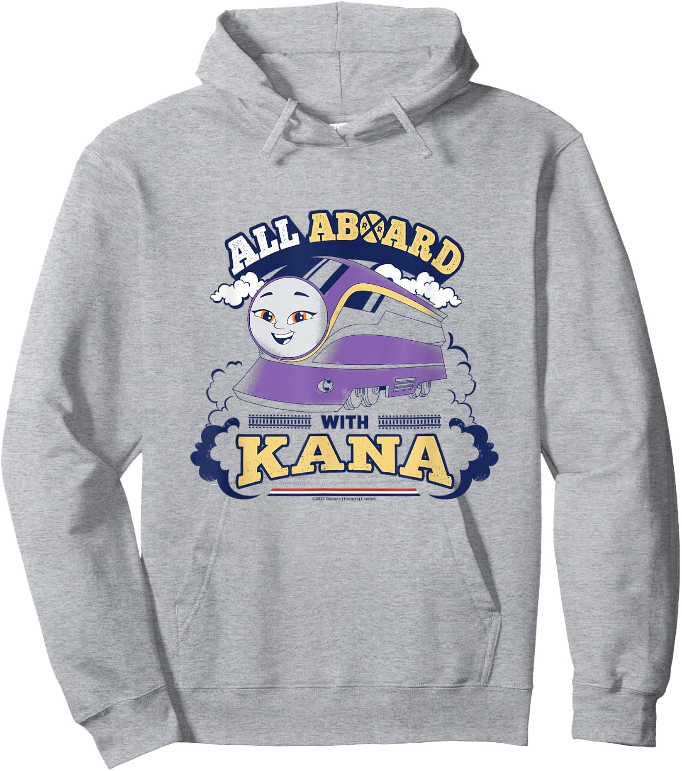 Thomas & Friends - All on Board With Kana Hoodie - Hoodie | Ash