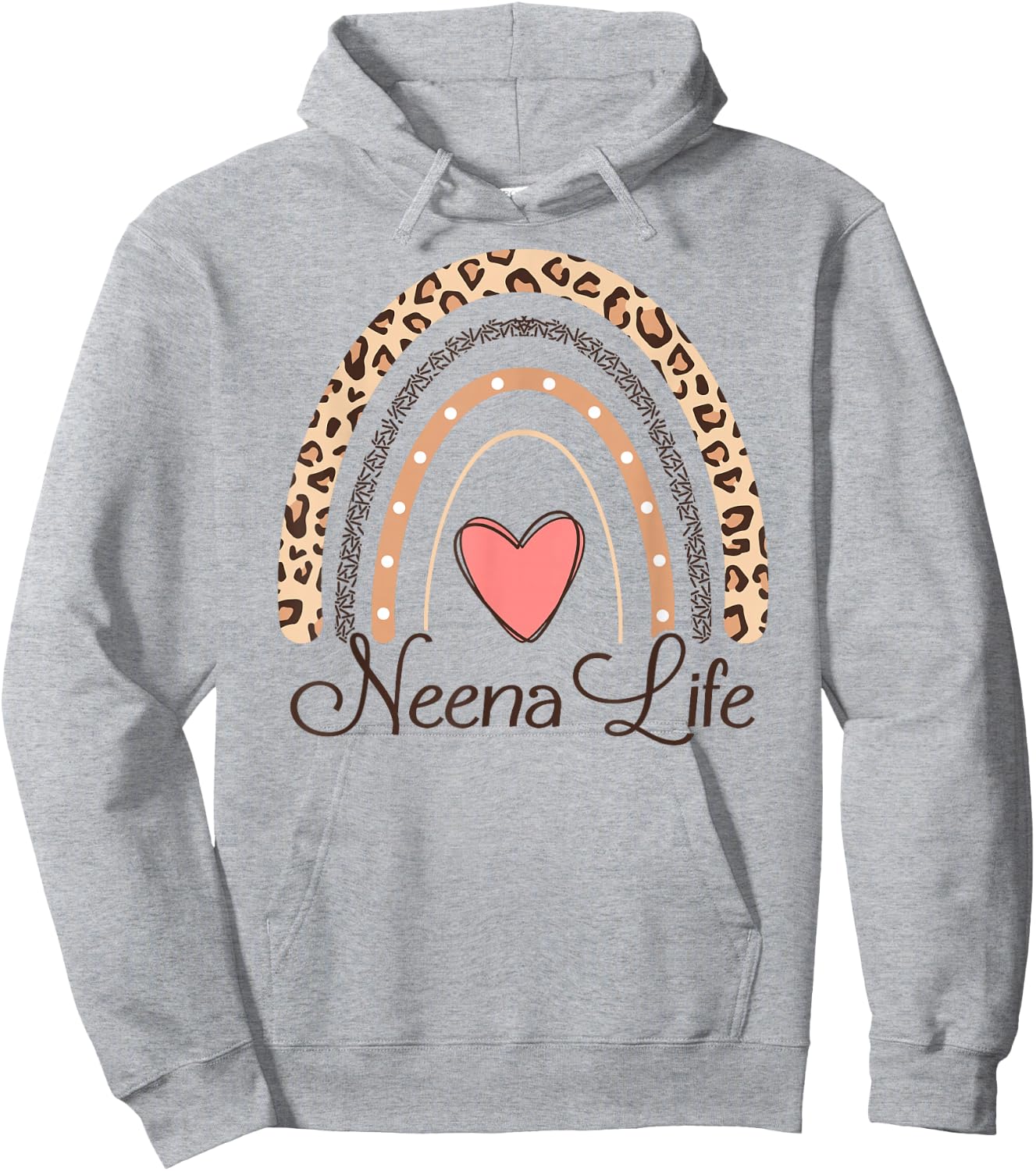 Neena Life Boho Rainbow Funny Grandma Neena Hoodie - Hoodie | Ash