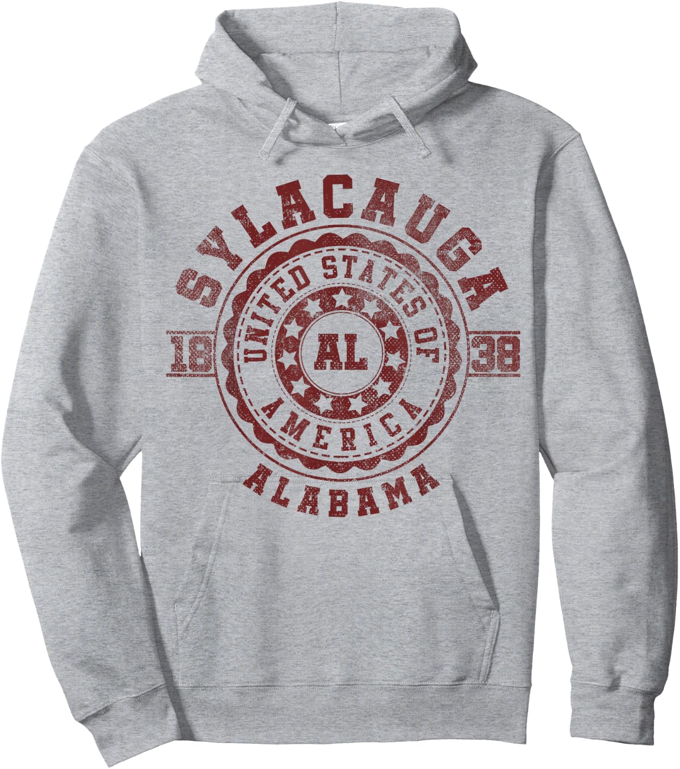 Sylacauga AL | Alabama | Vintage City Apparels Hoodie - Hoodie | Ash