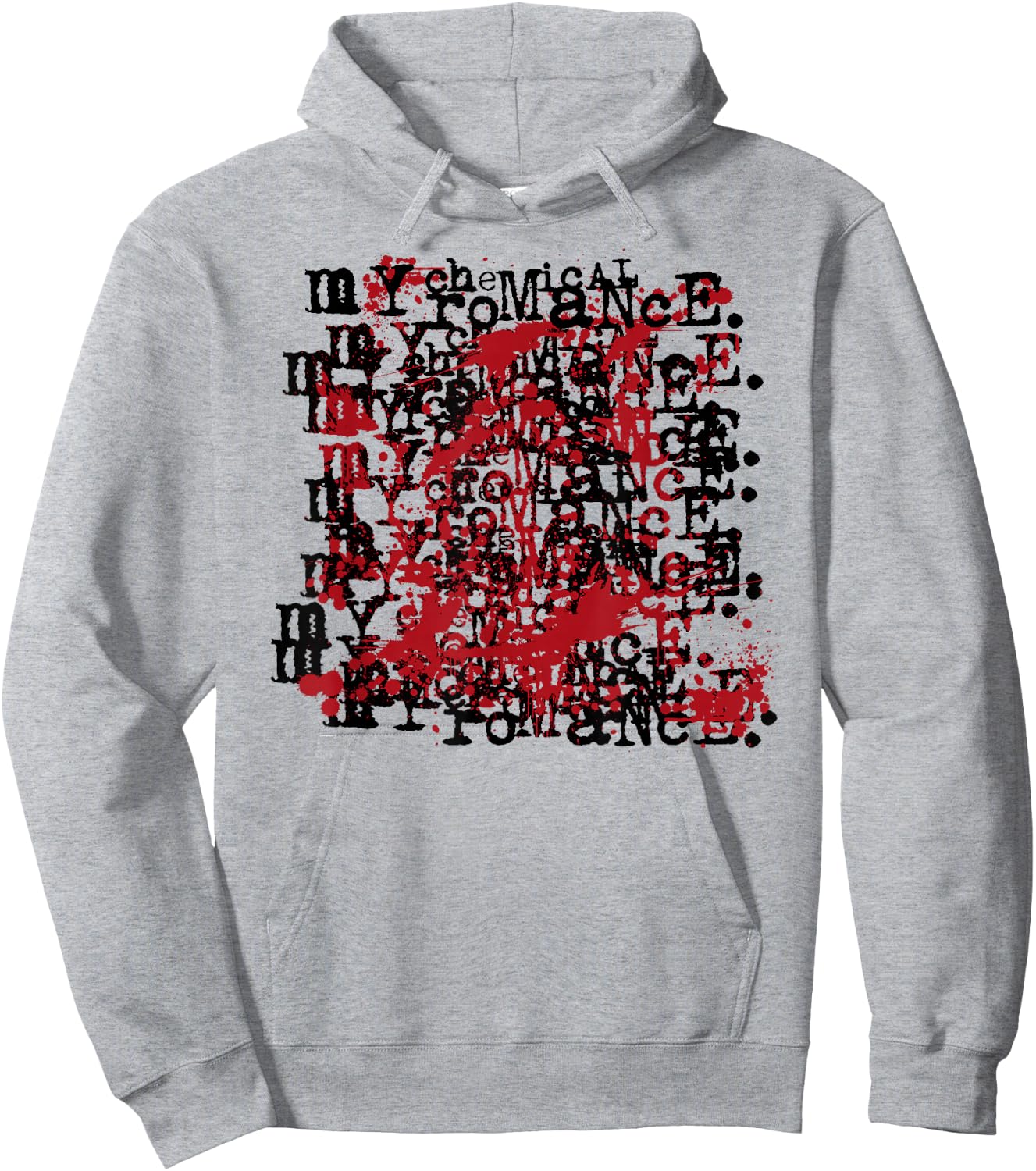 My Chemical Romance Revenge Logo On Repeat Hoodie - Hoodie | Ash