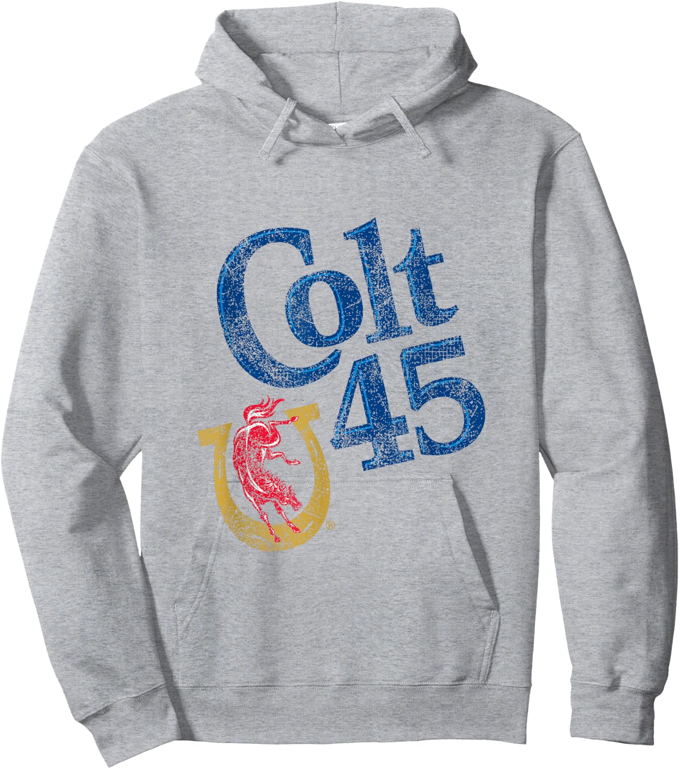 Colt 45 Beer Vintage Style - Logo Hoodie - Hoodie | Ash
