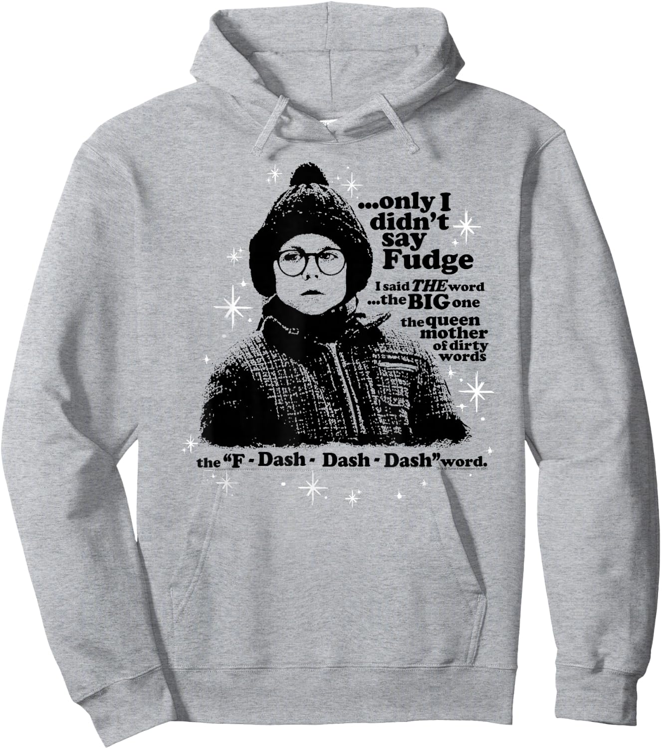 A Christmas Story Only I Didn't Say Fudge Hoodie - Hoodie | Ash