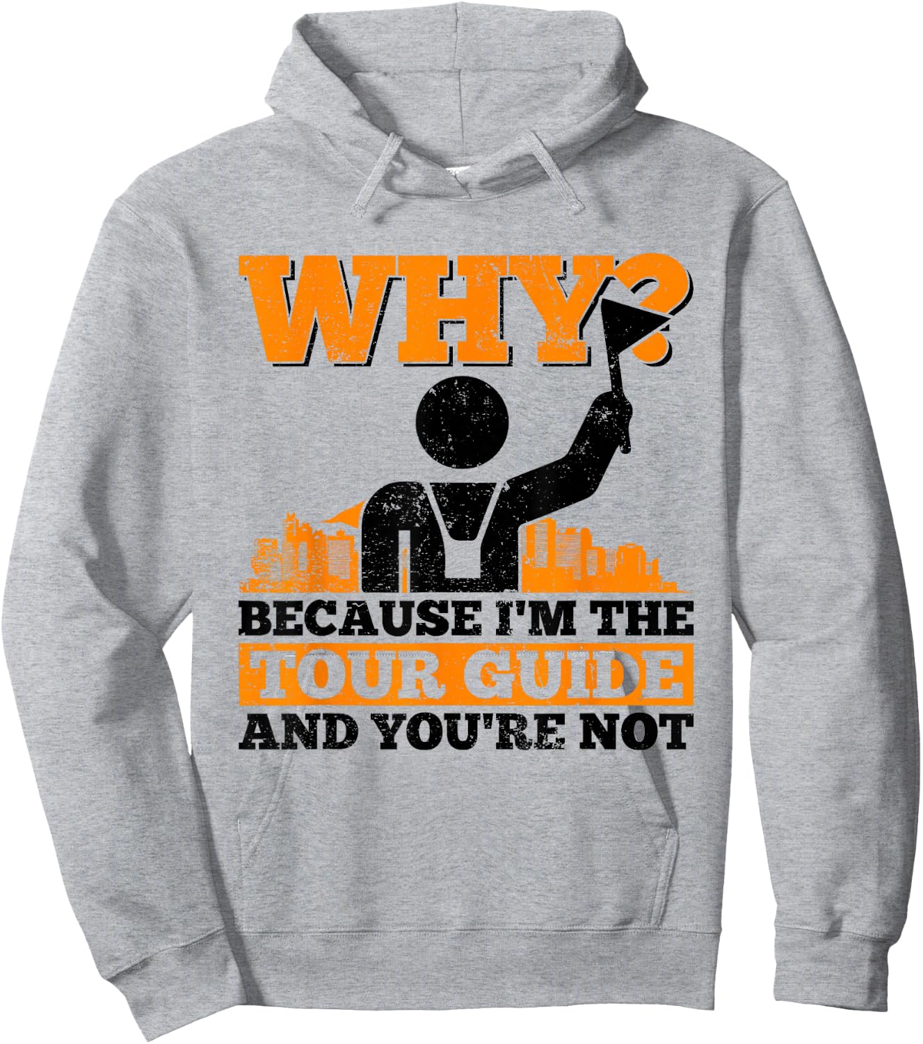 Tour Guide Design For A City Tour Guide Hoodie - Hoodie | Ash