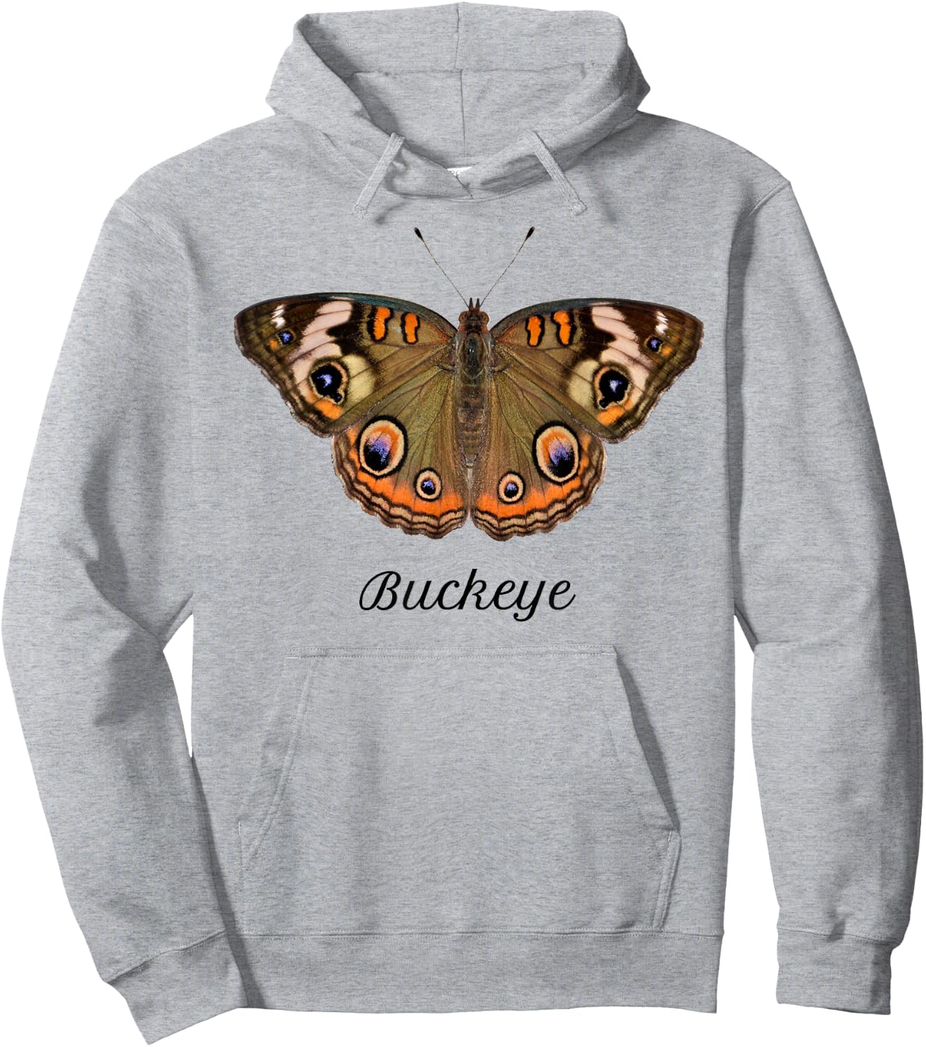 Buckeye Butterfly Hoodie - Hoodie | Ash