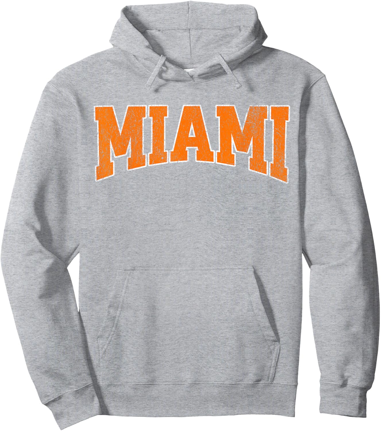 Miami Vintage City Hoodie - Hoodie | Ash