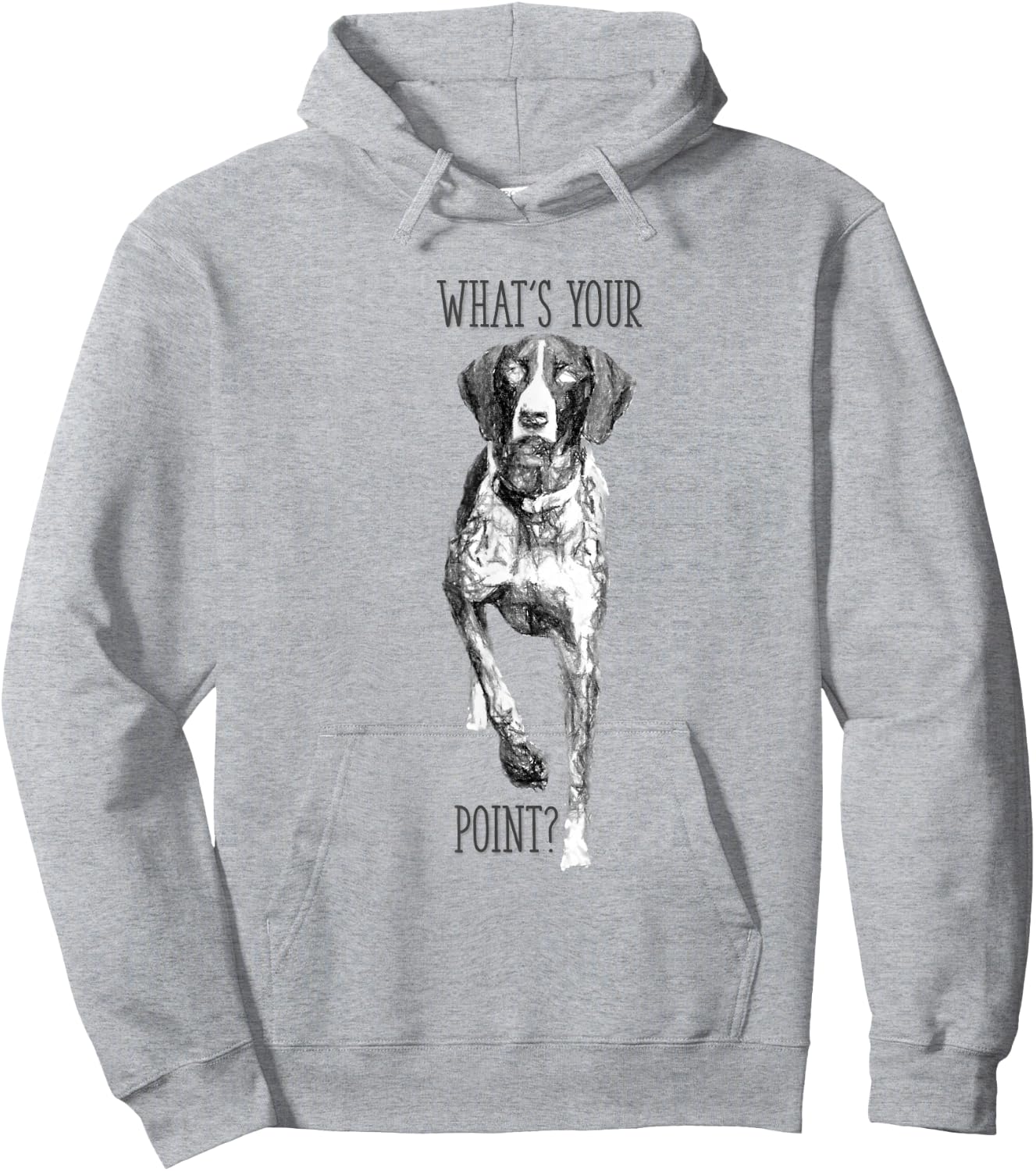 German Short Haired Pointer Hoodie - Hoodie | Ash