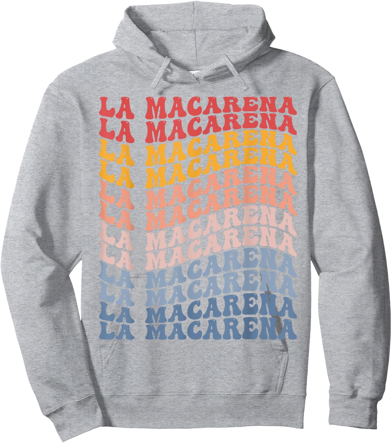 La Macarena City Groovy Retro Hoodie - Hoodie | Ash