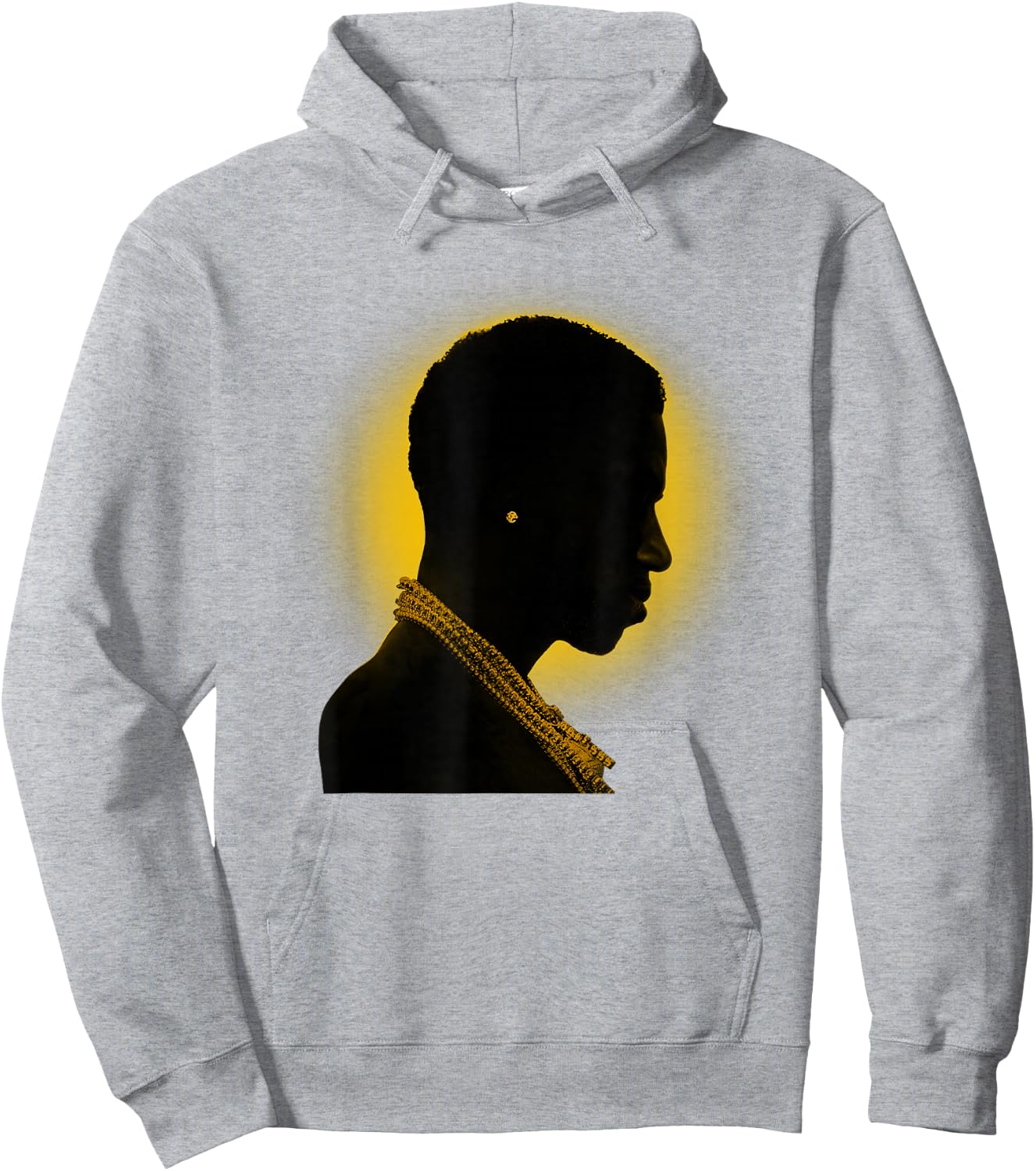 Gucci Mane Silhouette Glow Hoodie - Hoodie | Ash