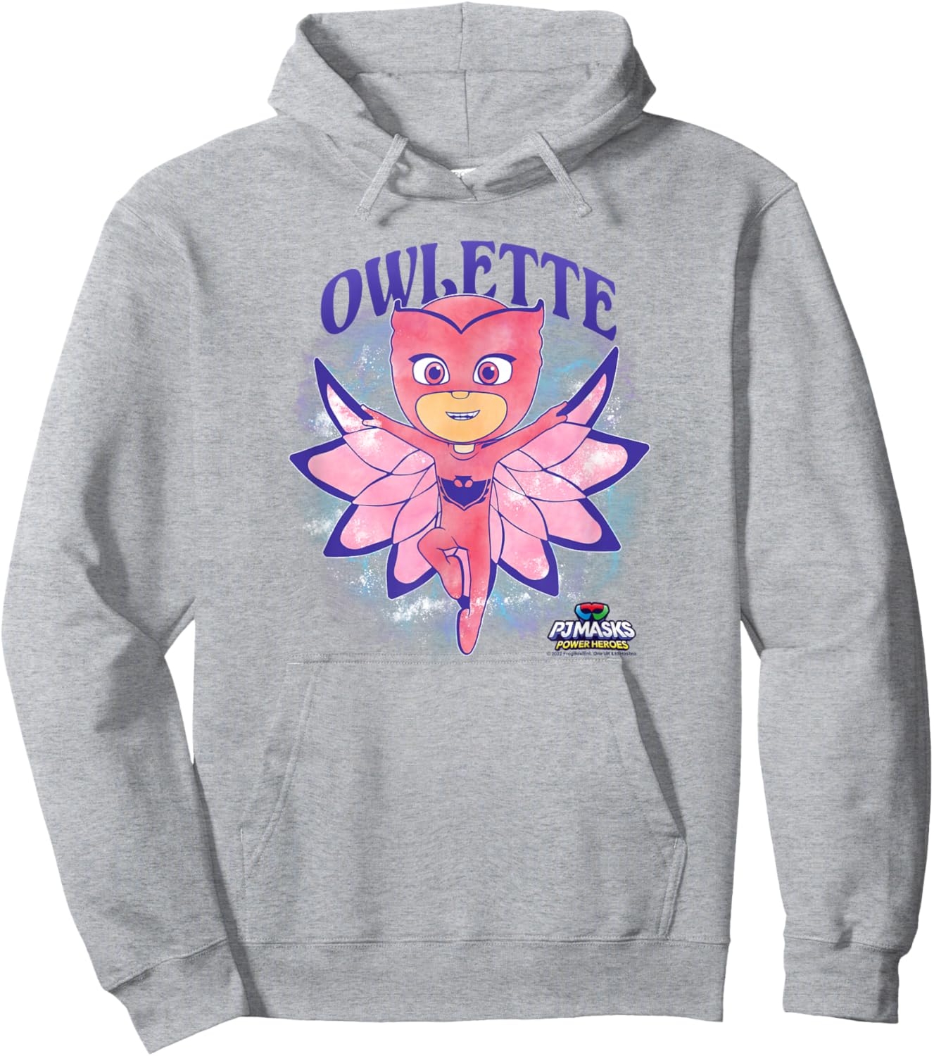 PJ Masks Owlette Watercolor Girly Portrait Hoodie - Hoodie | Ash