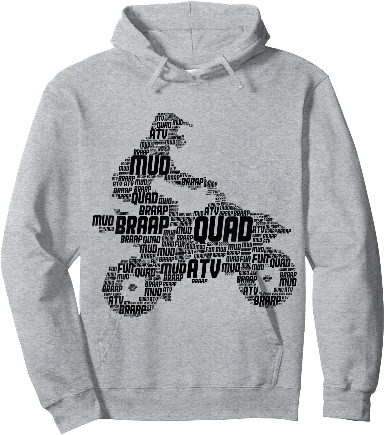 Quad Rider ATV Quad Biker Children Boys Men Hoodie - Hoodie | Ash