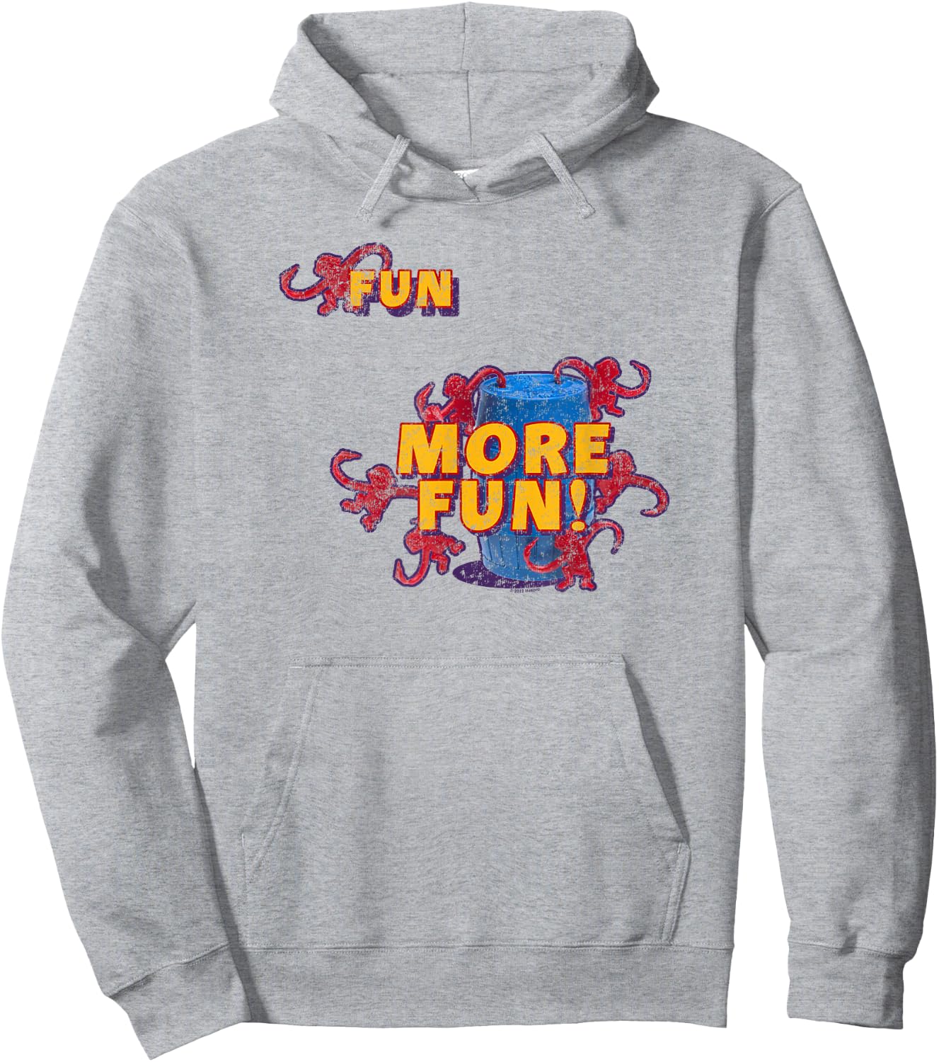 Fun More Fun! Vintage Barrel Logo Hoodie - Hoodie | Ash