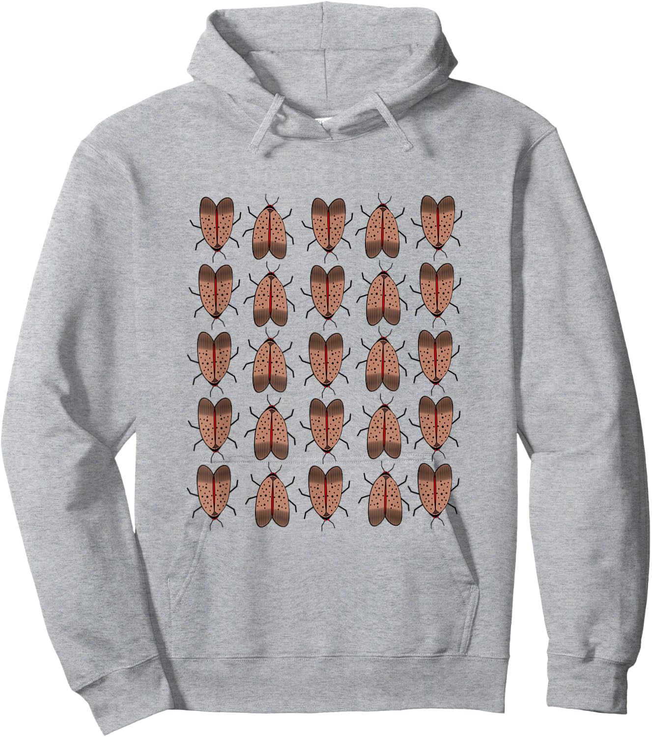 Spotted LanternFlies Hoodie - Hoodie | Ash