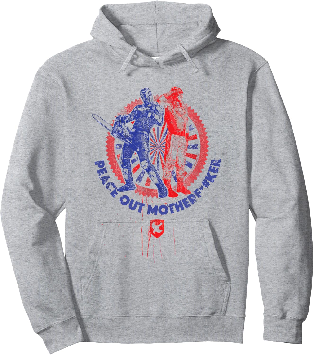 Peacemaker TV Series The Vigilante Peace Stamp Hoodie - Hoodie | Ash
