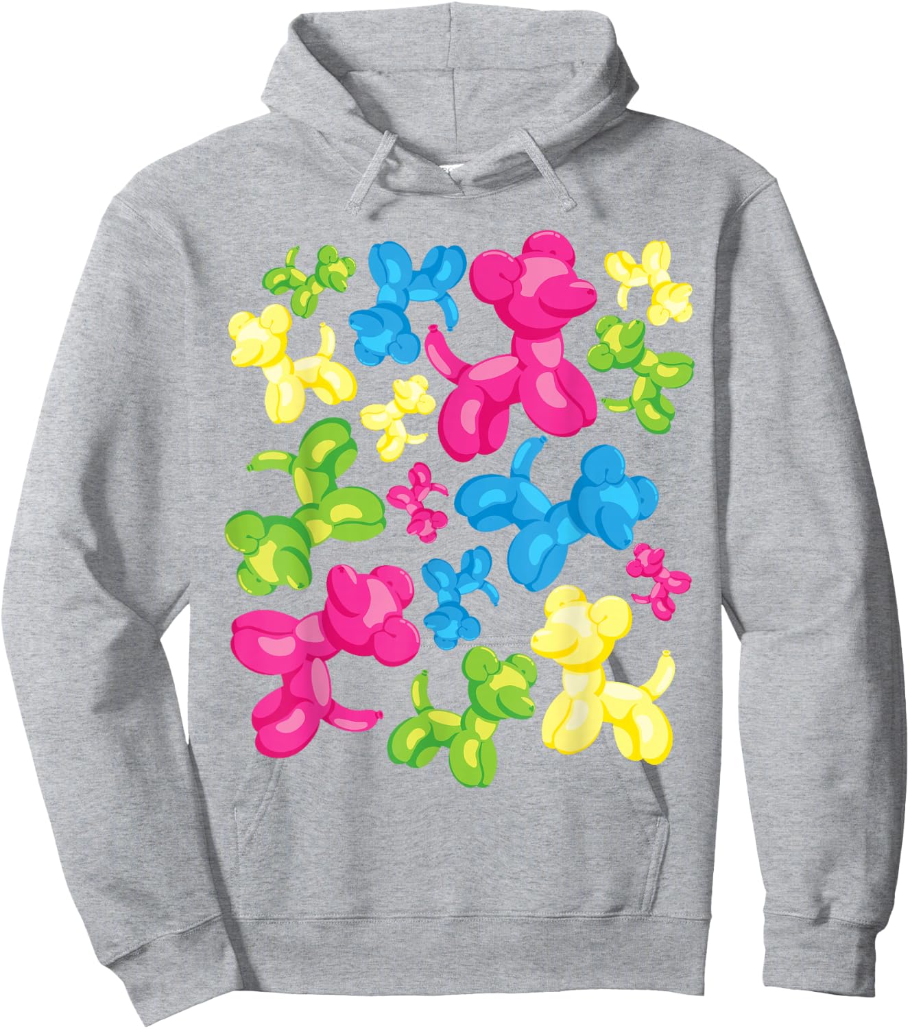 Kidcore Aesthetic Balloon Dog Alt Clothing Hoodie - Hoodie | Ash