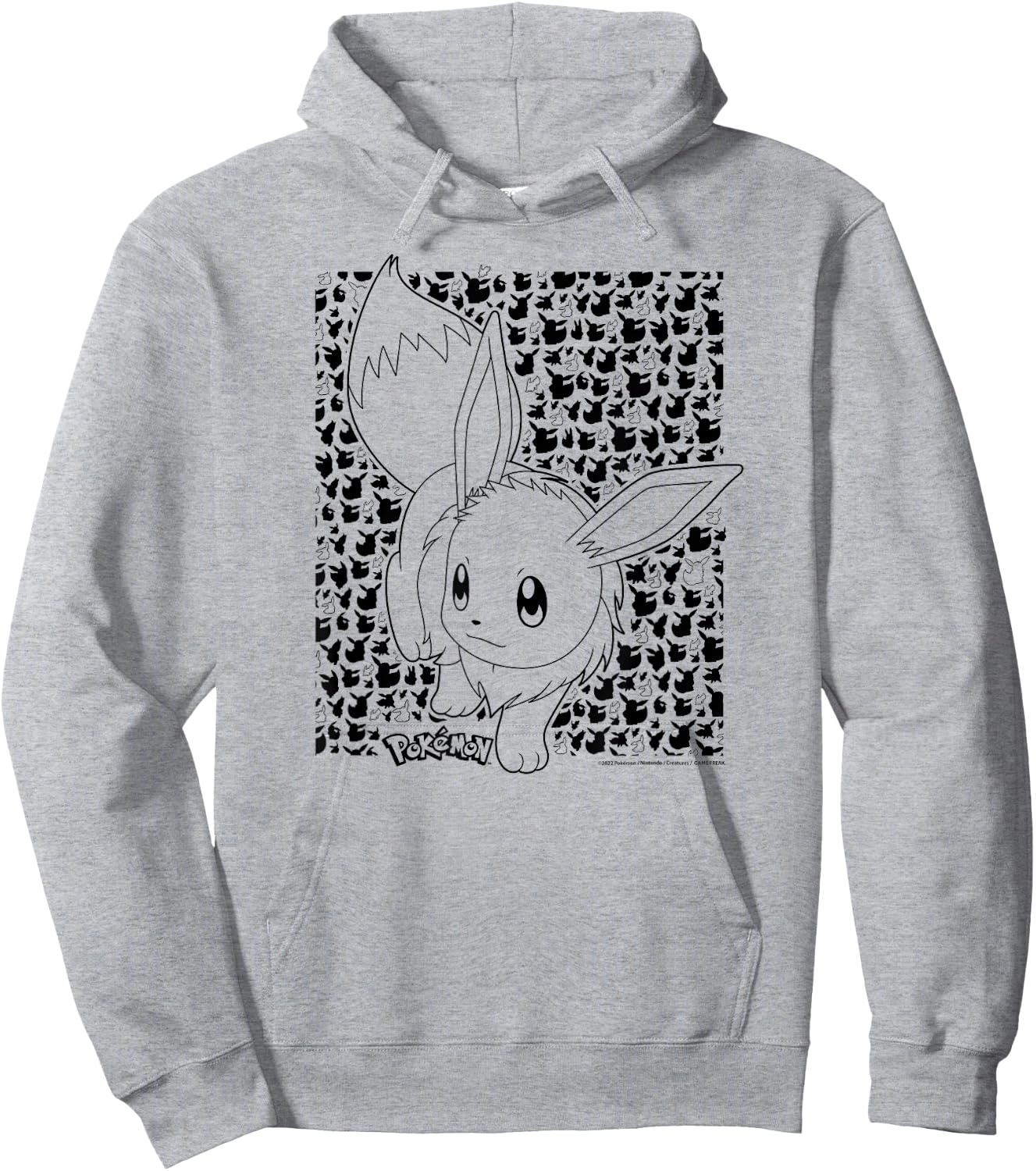 Pokémon - Eevee Pattern Hoodie - Hoodie | Ash