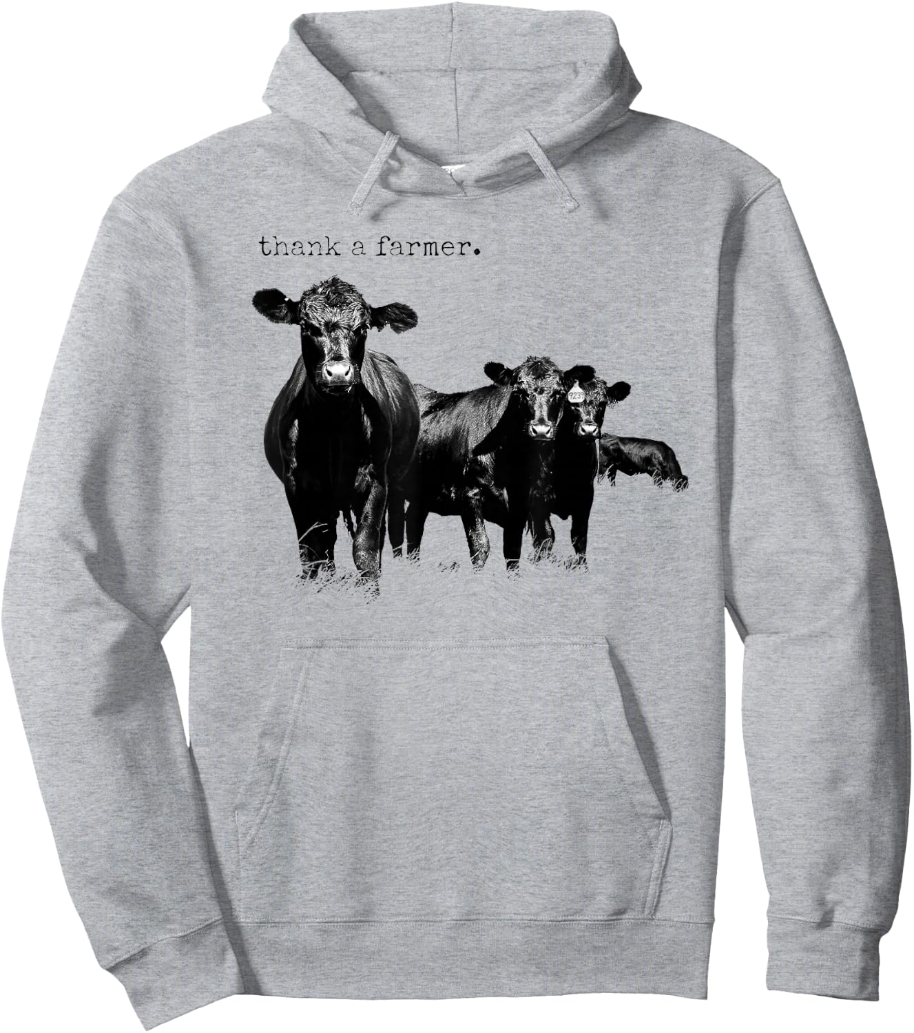 Thank a Farmer Hoodie - Hoodie | Ash