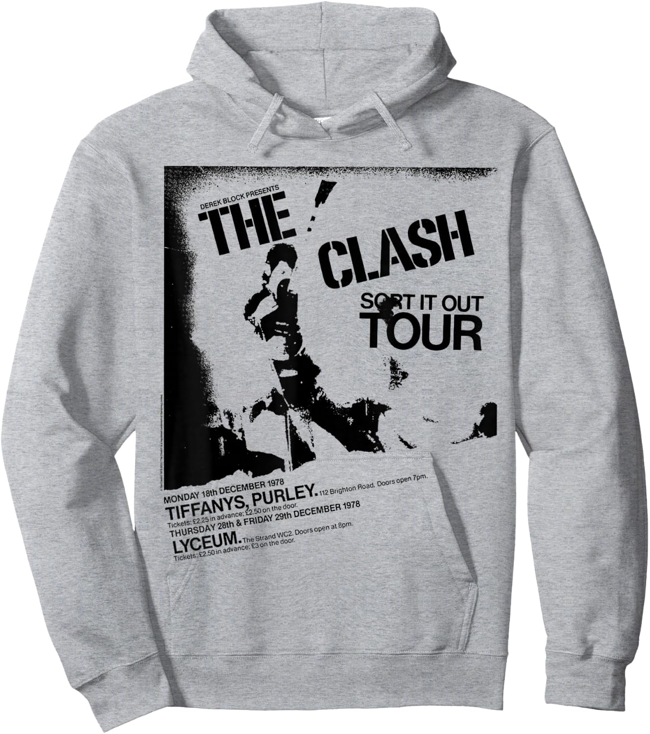 The Clash - Sort It Out Tour Hoodie - Hoodie | Ash