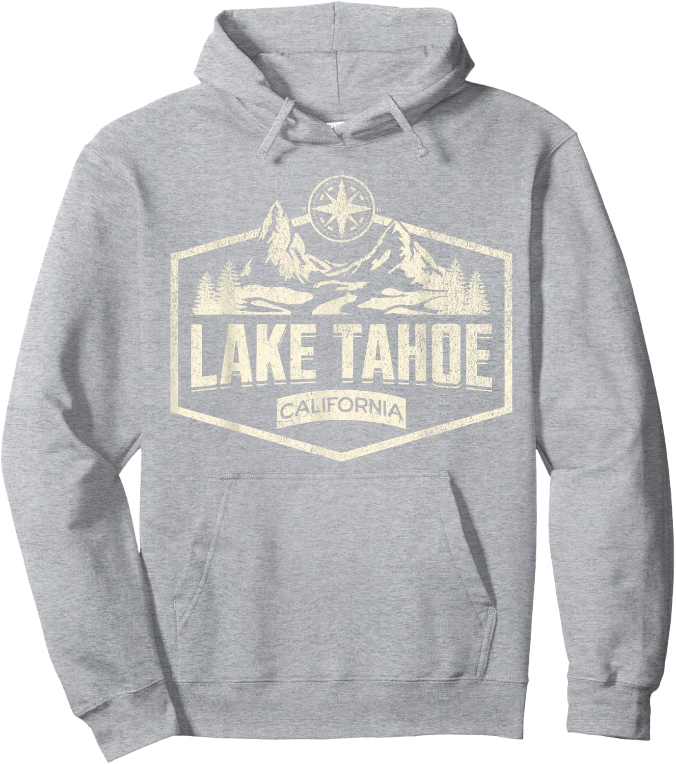 Lake Tahoe California Hoodie - Hoodie | Ash