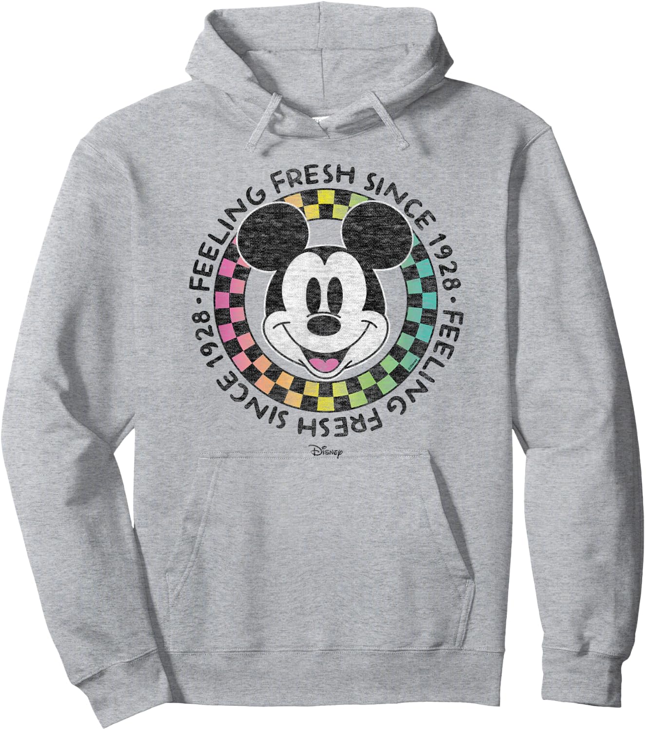 Disney - Feeling Fresh Checker Hoodie - Hoodie | Ash