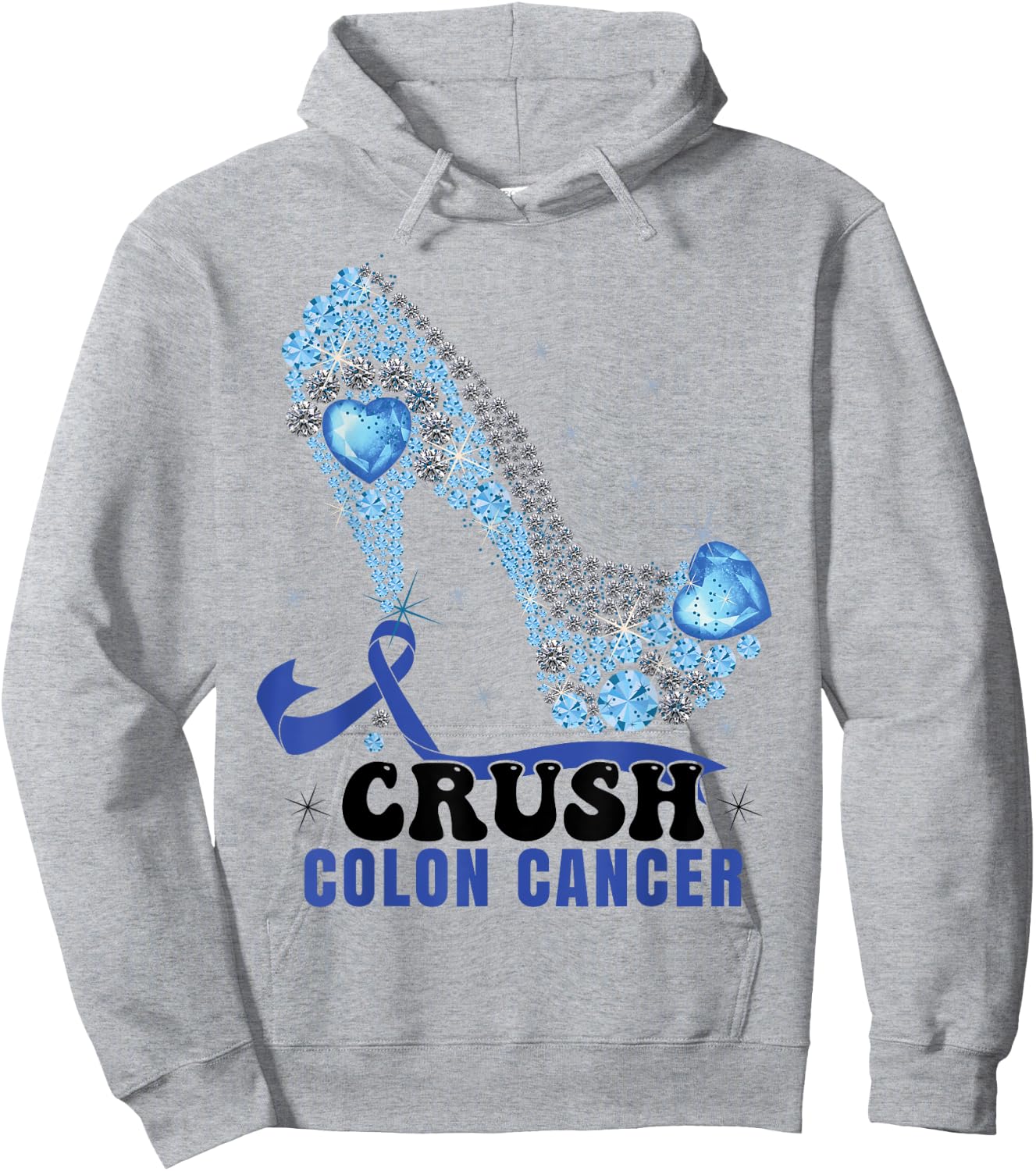 Women Colon Cancer Hoodie - Hoodie | Ash