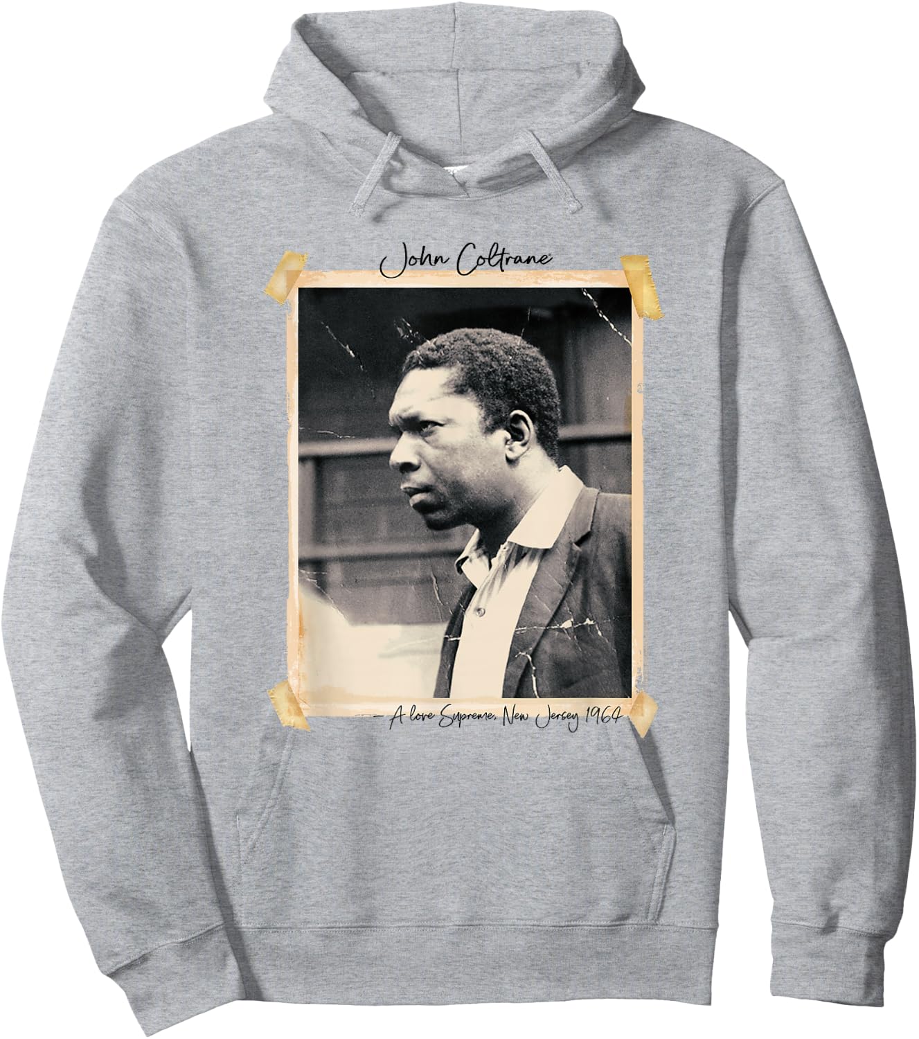 John Coltrane A Love Supreme New Jersey 1964 Hoodie - Hoodie | Ash