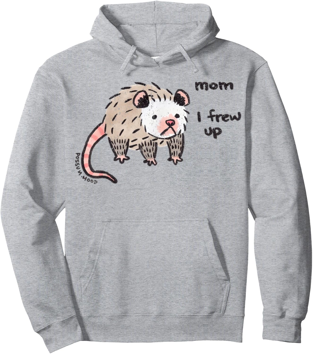 Vintage Mom I Frew Up Hoodie - Hoodie | Ash