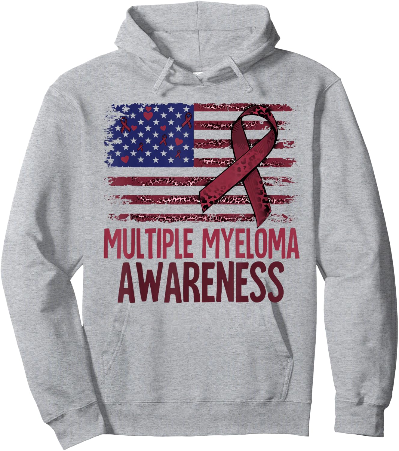 Multiple Myeloma Awareness Hoodie - Hoodie | Ash