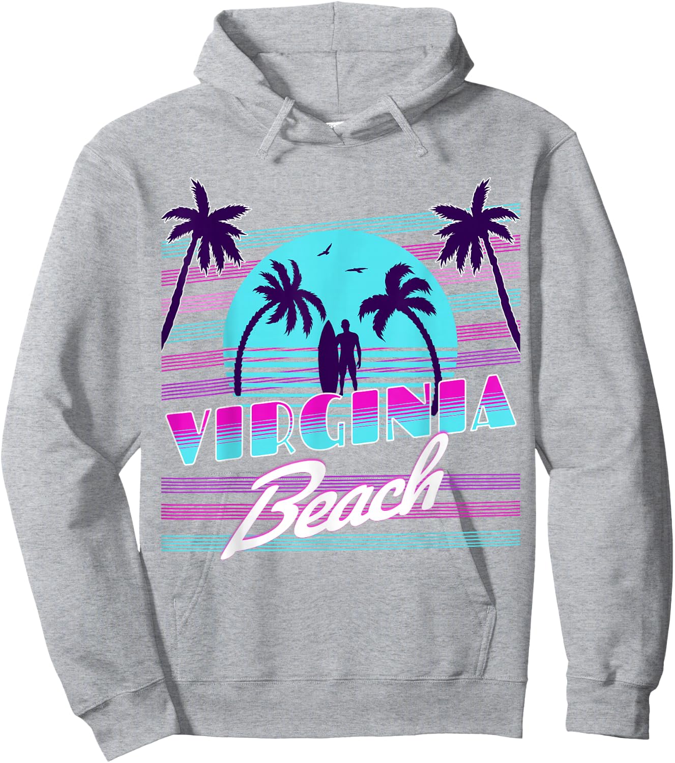Virginia Beach Hoodie - Hoodie | Ash
